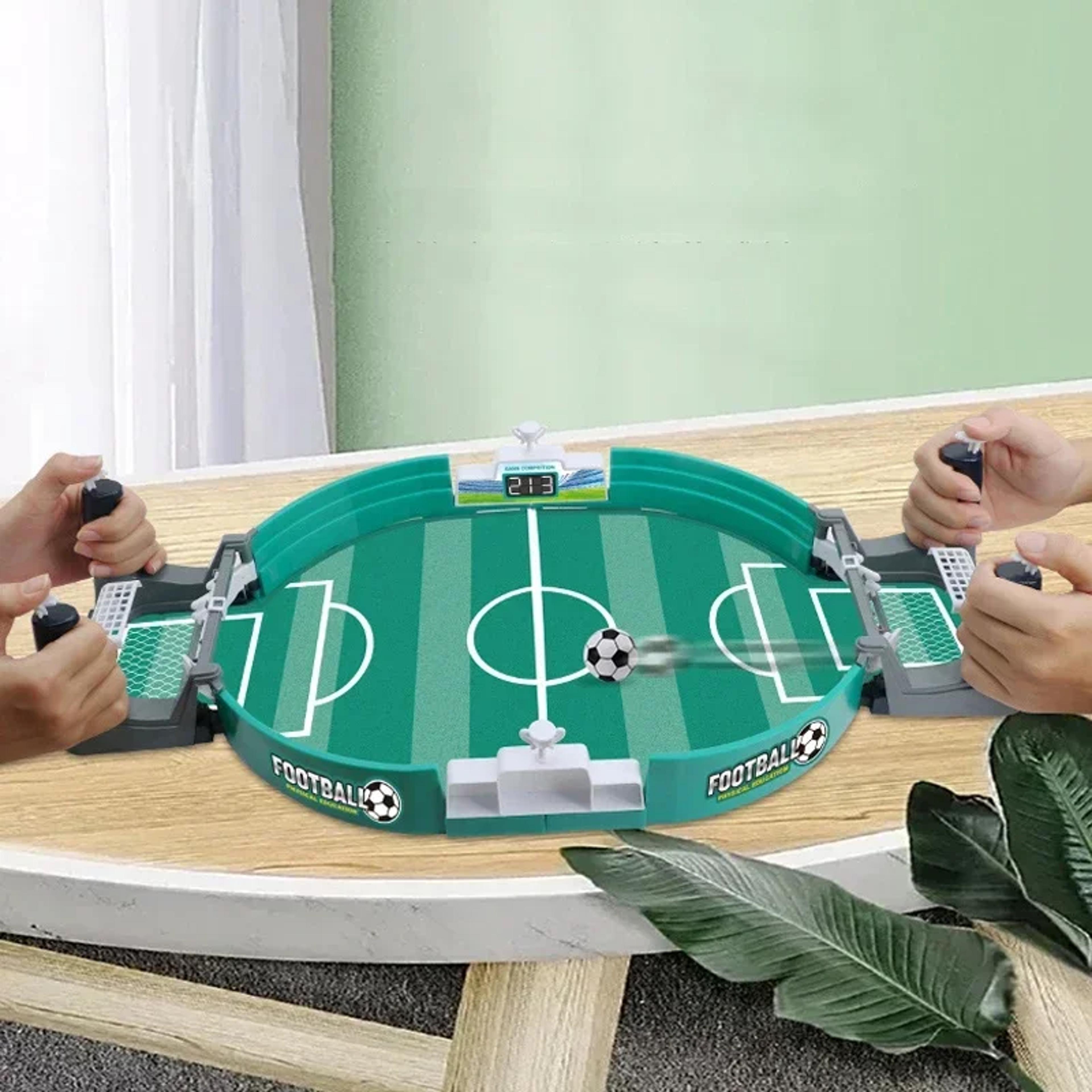mini tabletop foosball game portable soccer board game for kids and adults