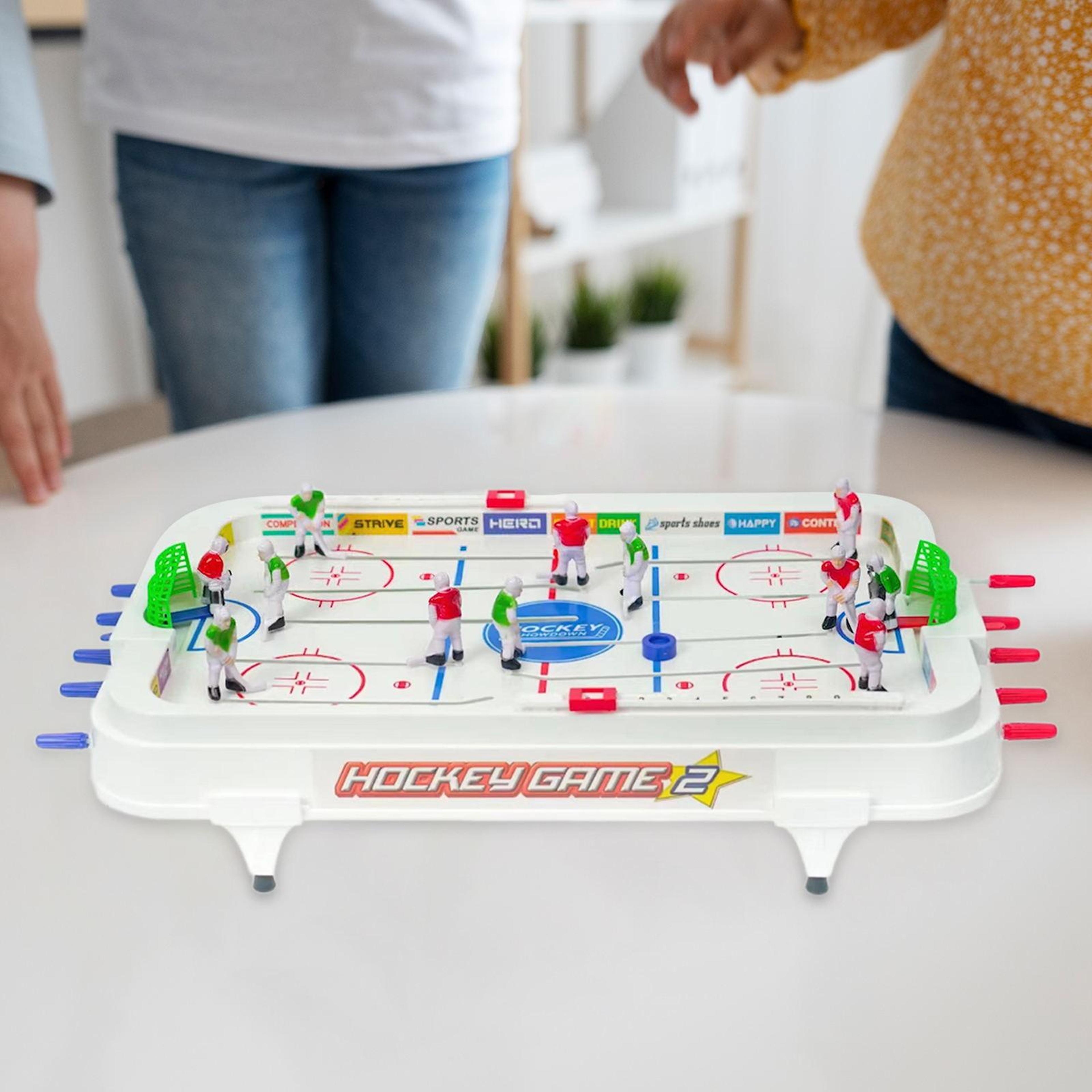 tabletop hockey game for kids two player desktop sports game for family fun