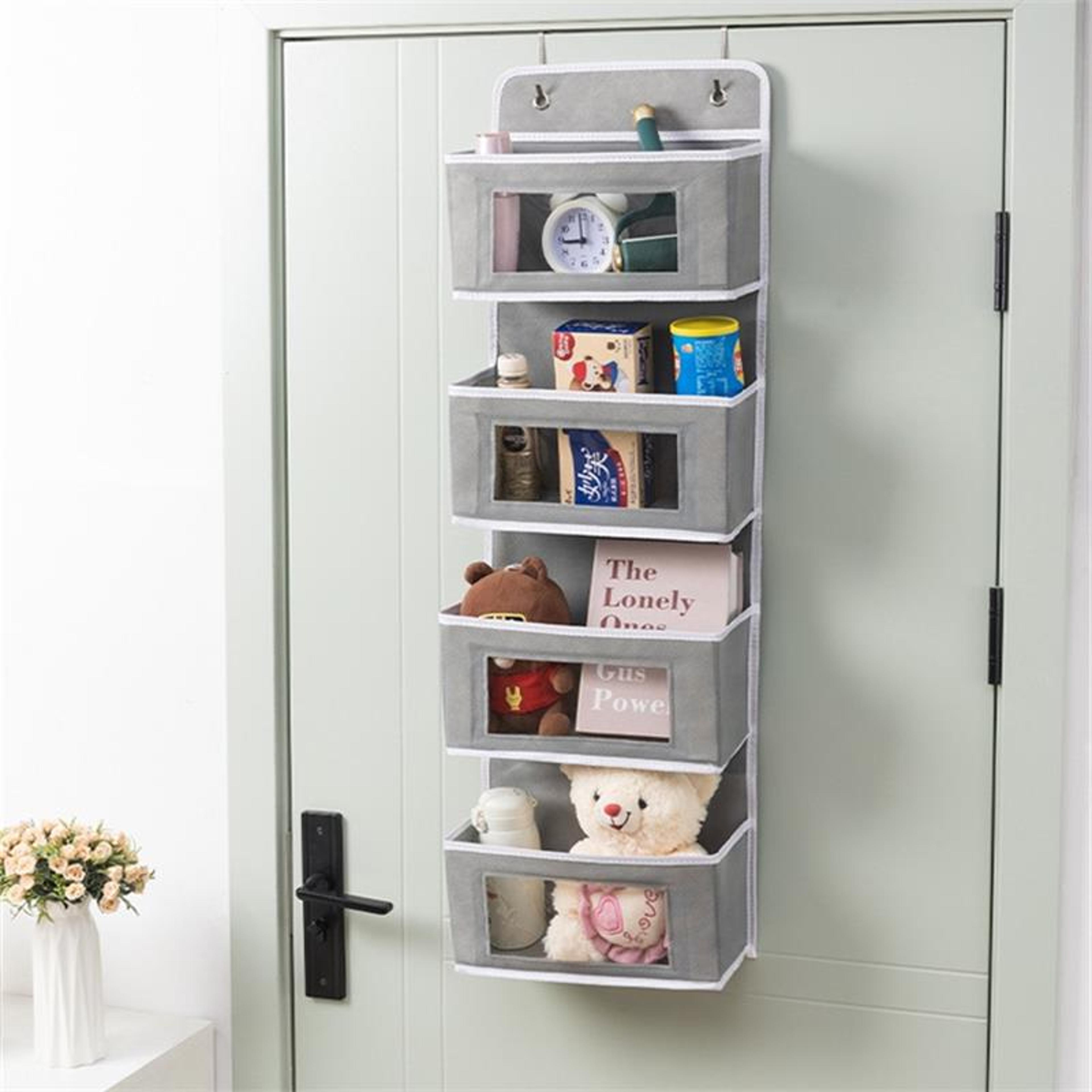 four layer door hanging organizer fabric storage bag for socks underwear and small essentials