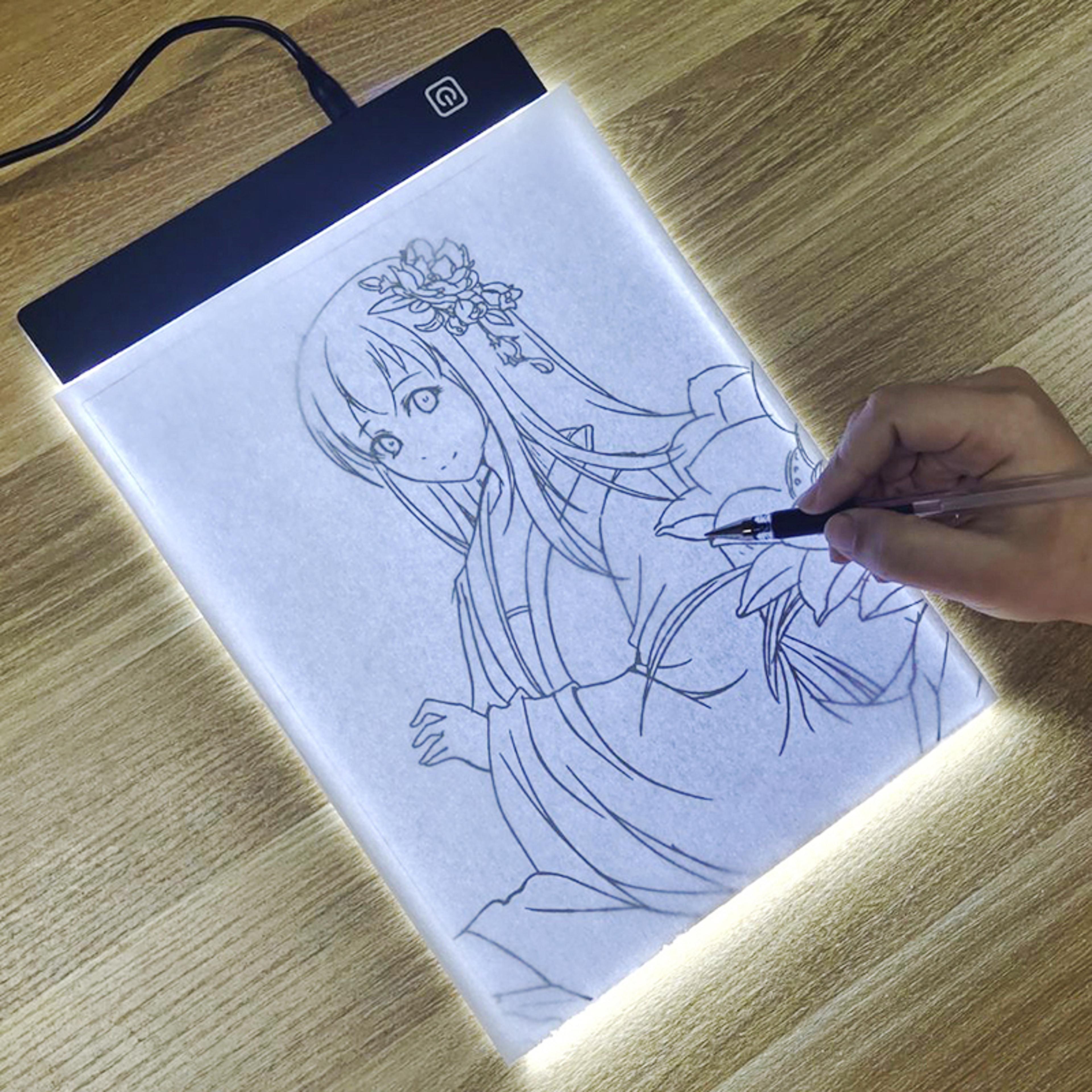 led drawing pad for kids dimmable tracing light board for creative learning