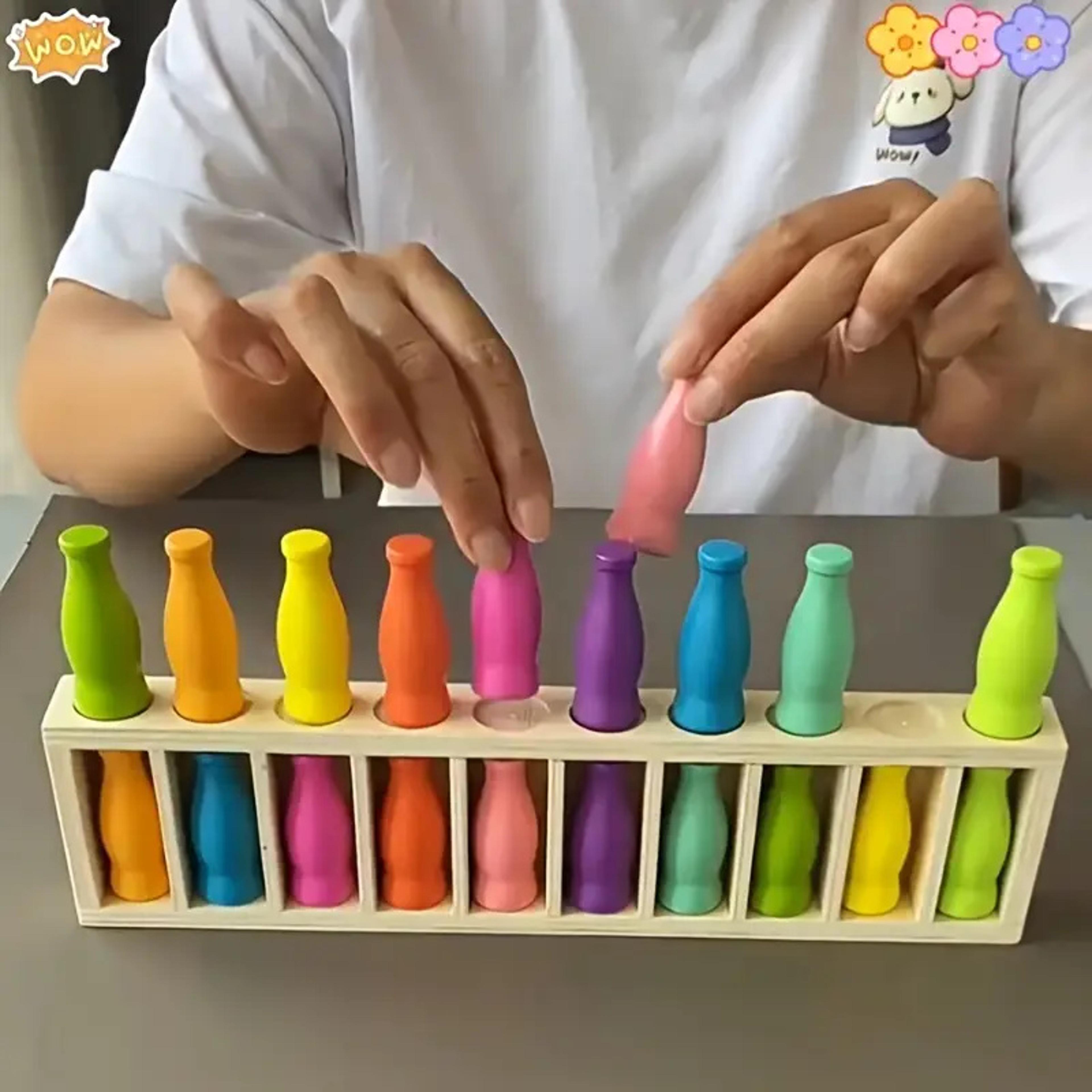 bottle matching game memory logic puzzle for family parties