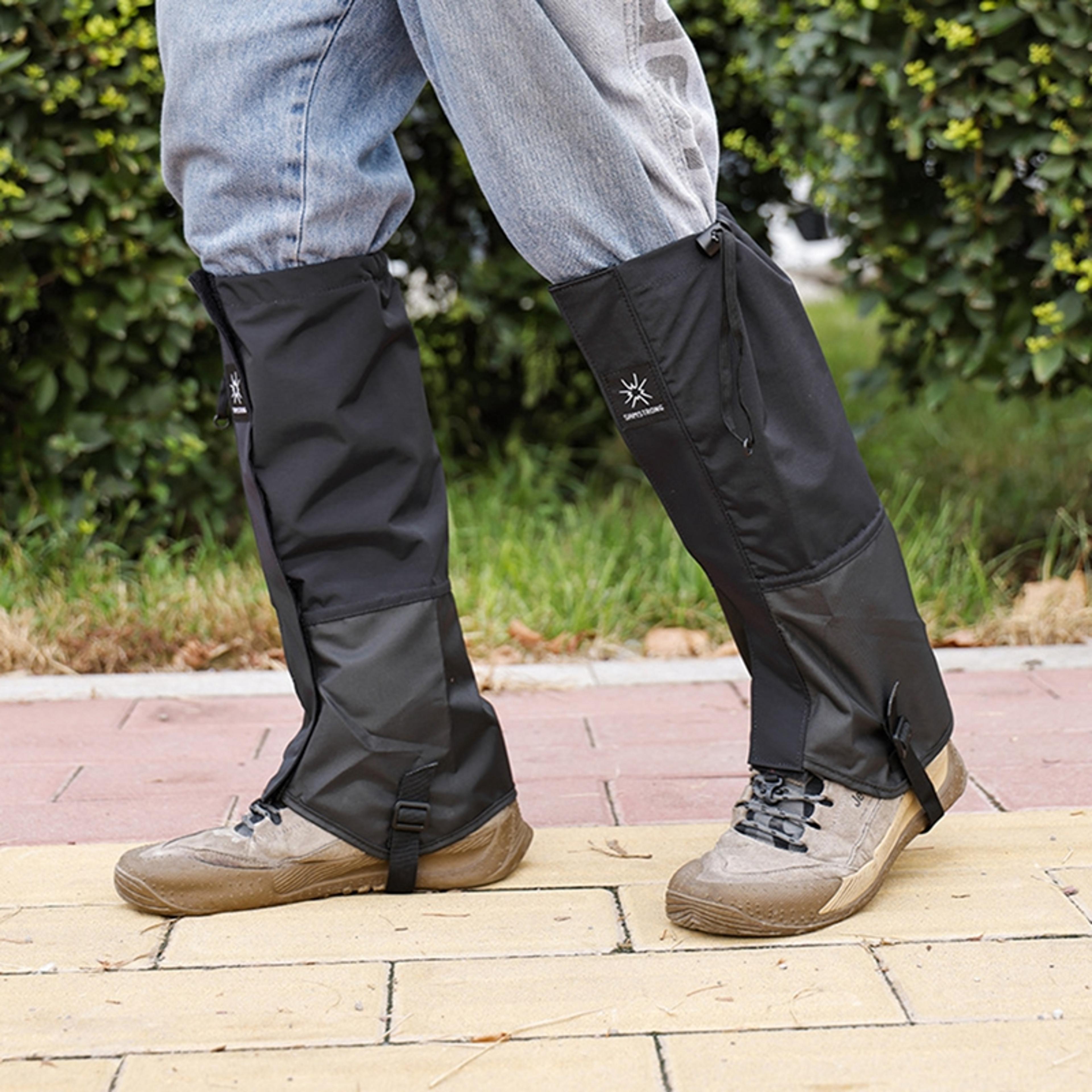 waterproof leg gaiters thermal snow covers for hiking camping and winter adventures