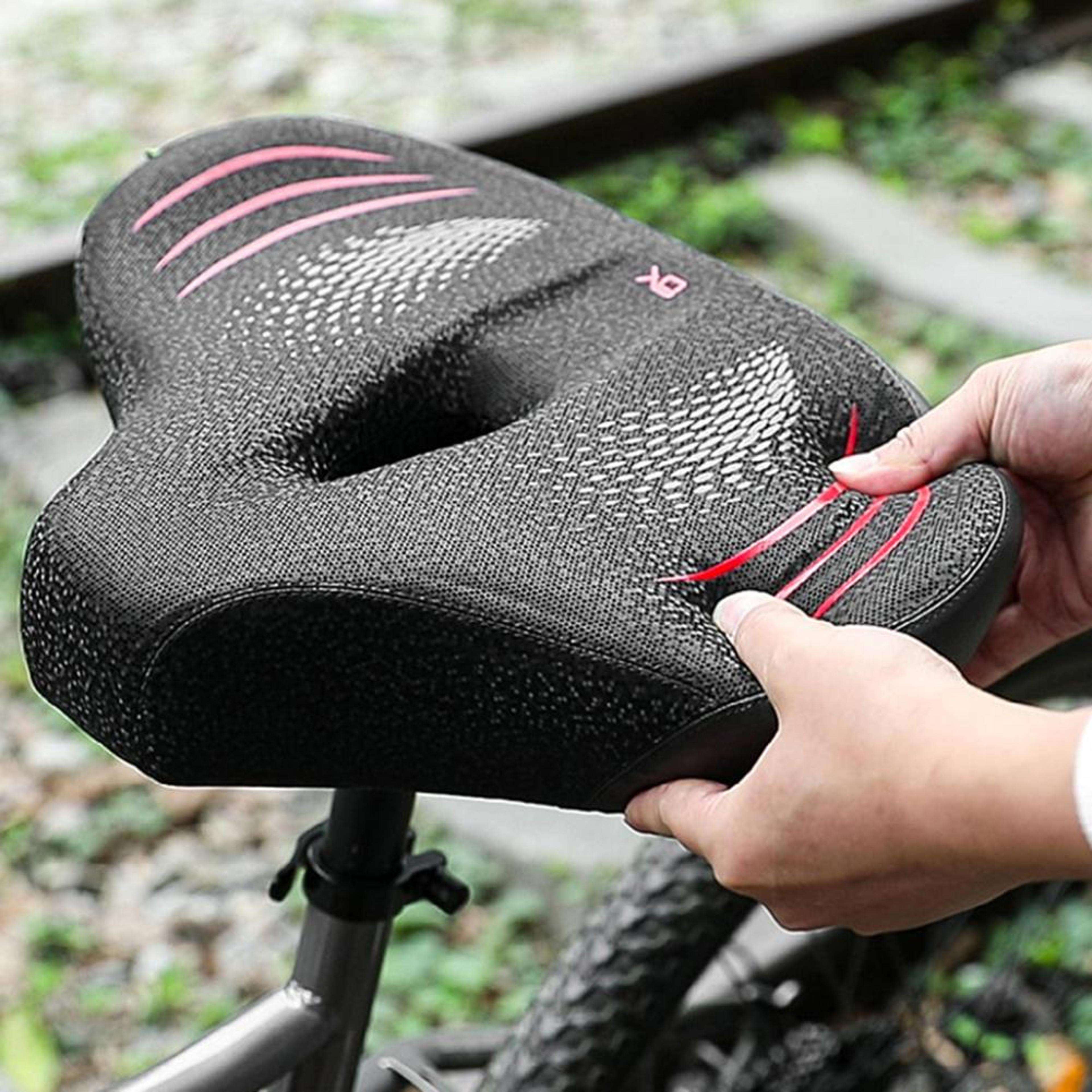 comfortable breathable bike seat thickened soft bicycle saddle for mountain and road bikes