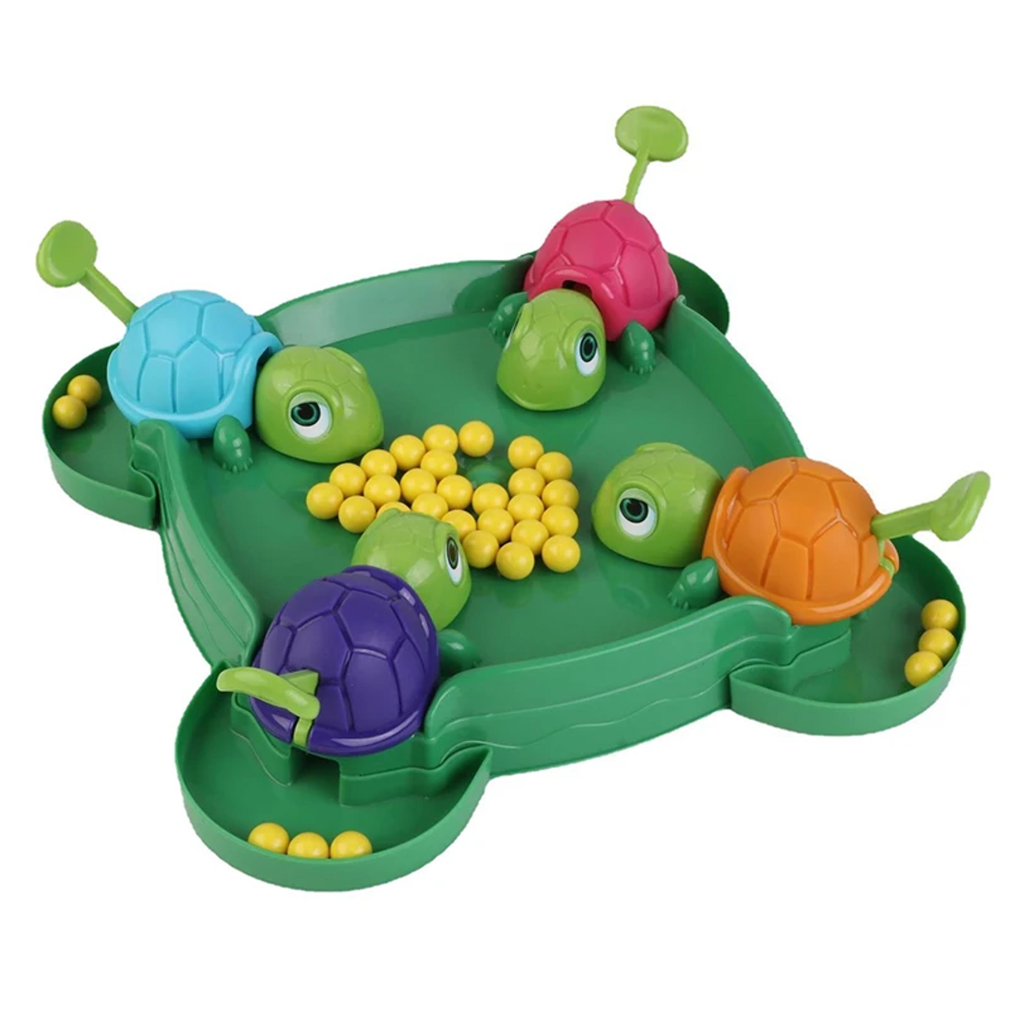 turtle eating beans kids board game educational family tabletop toy