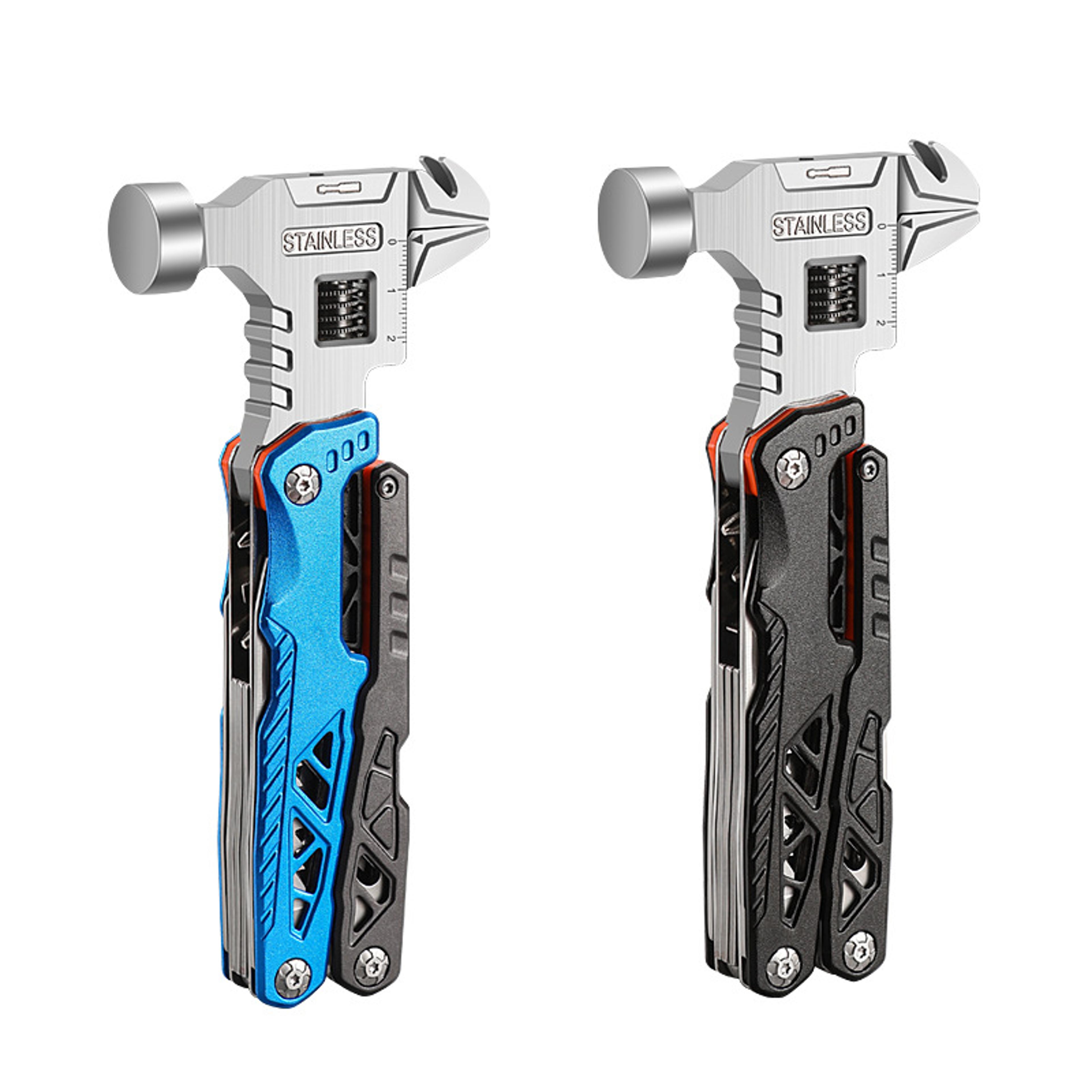 multifunctional wrench hammer folding camping multitool for repairs and emergencies