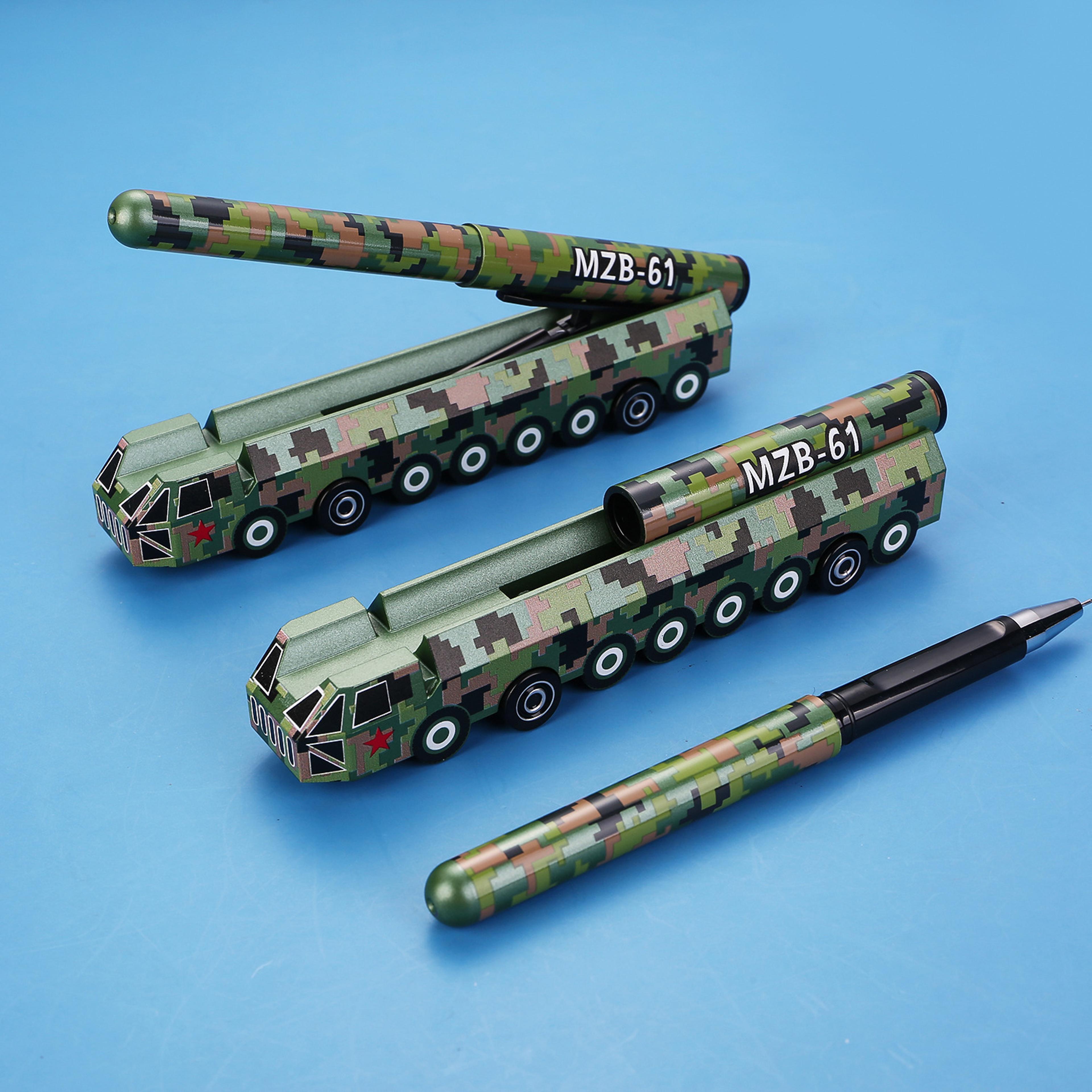 missile model gel pen with display stand creative novelty writing pen