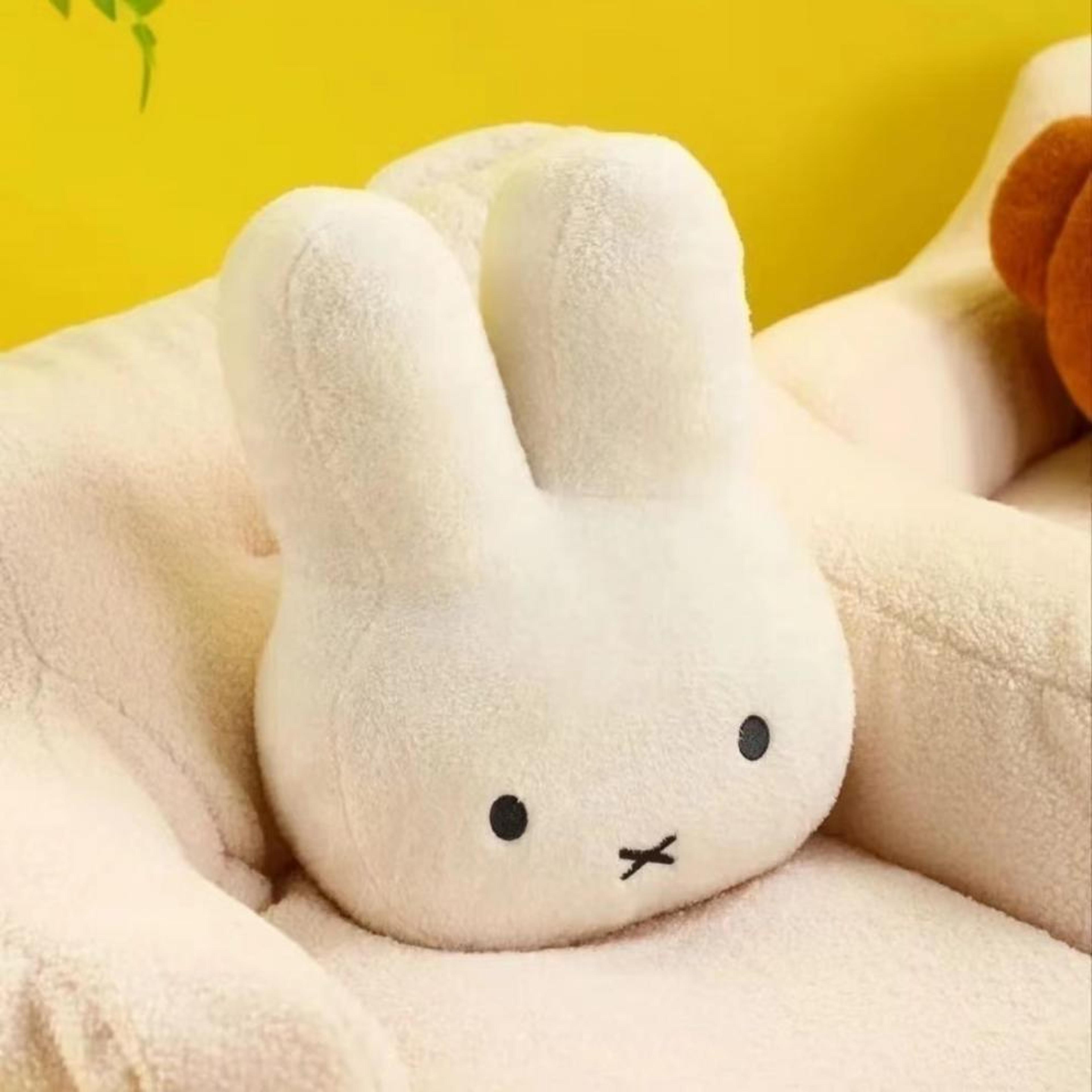 miffy plush pillow soft kawaii bunny cushion for bed sofa and cozy room decor