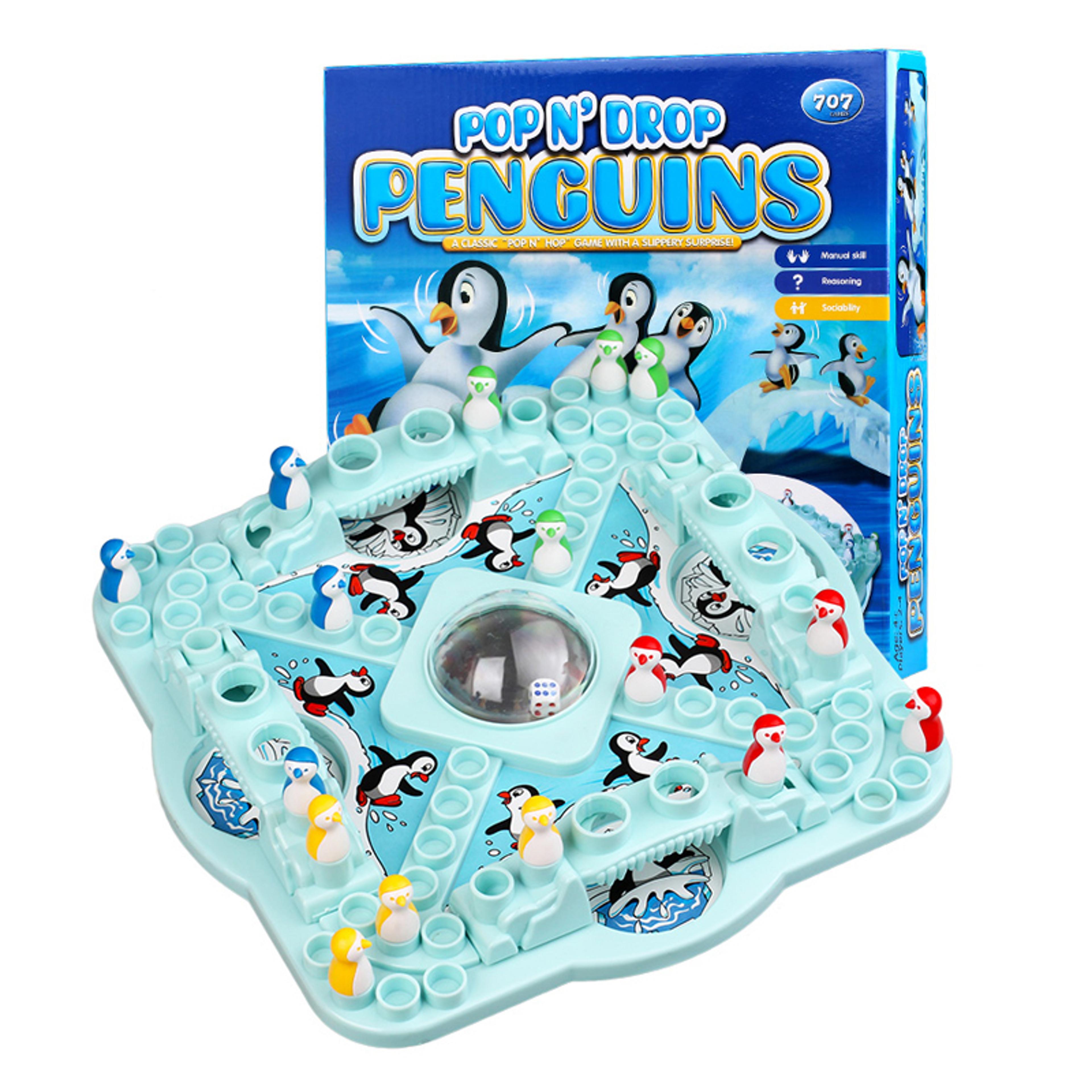 penguin board game interactive family board game multiplayer strategy game for kids and adults