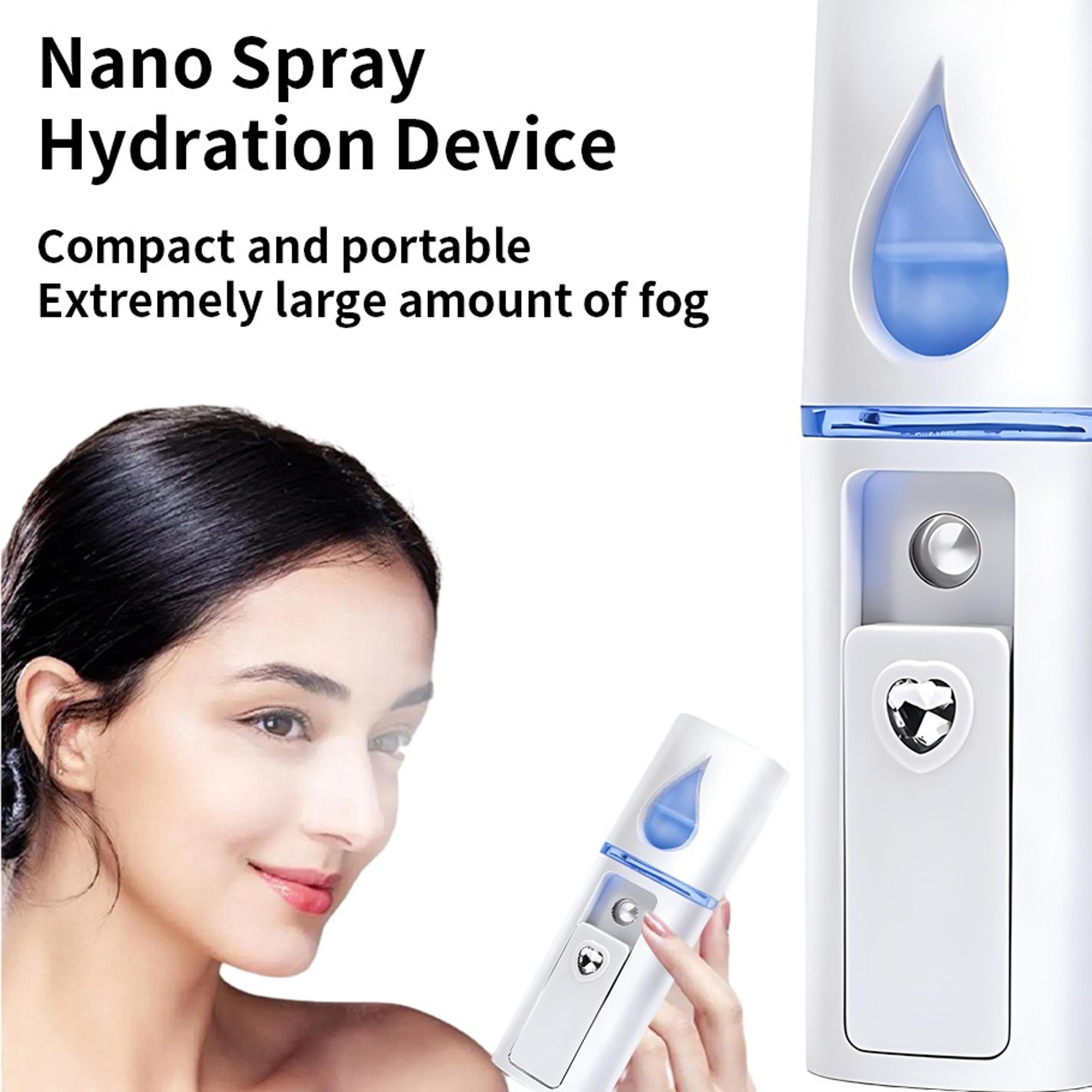 portable nano mist facial sprayer rechargeable face moisturizer steamer