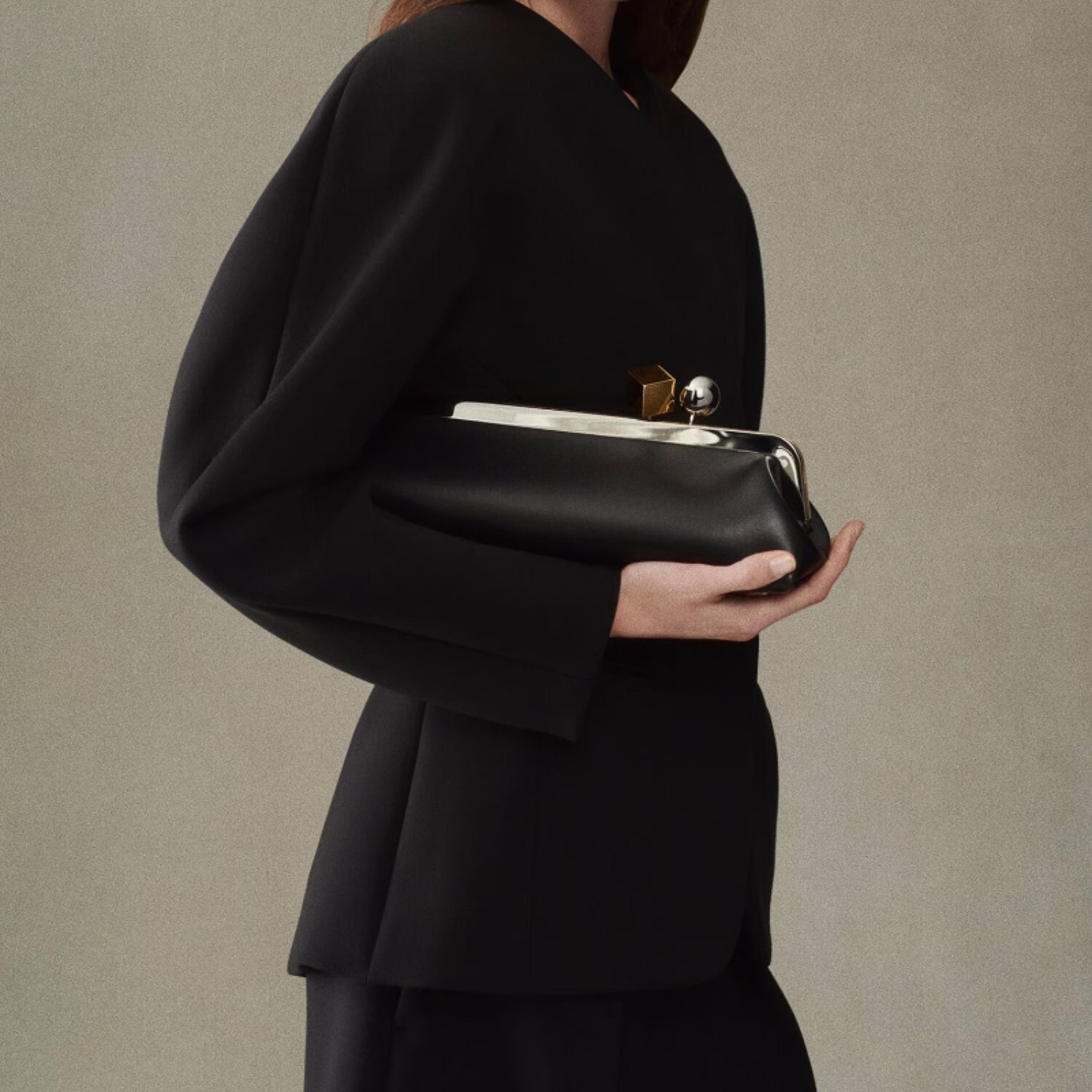 long clutch bag with removable shoulder strap women's pu baguette handbag