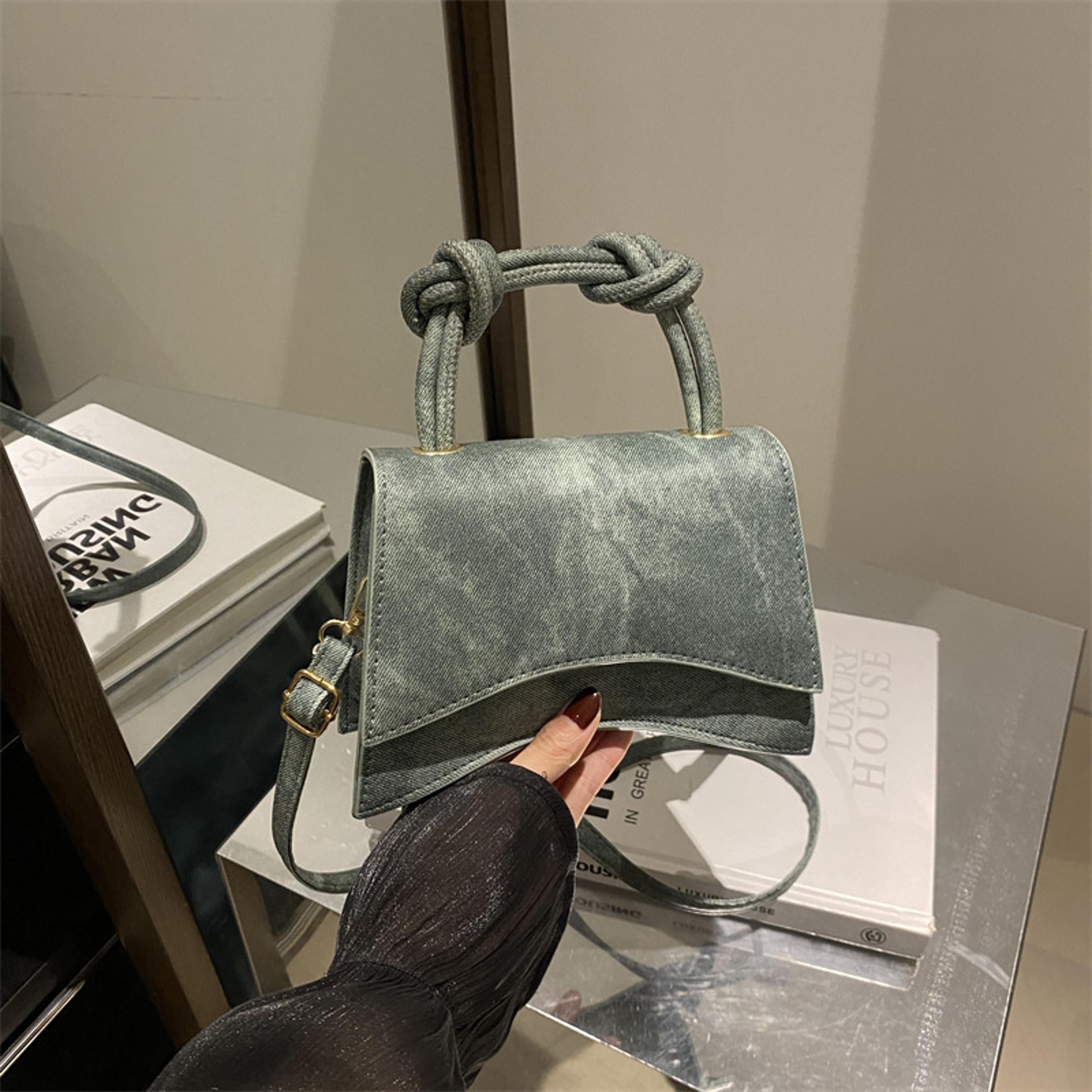 womens small square crossbody shoulder bag pu leather casual handbag
