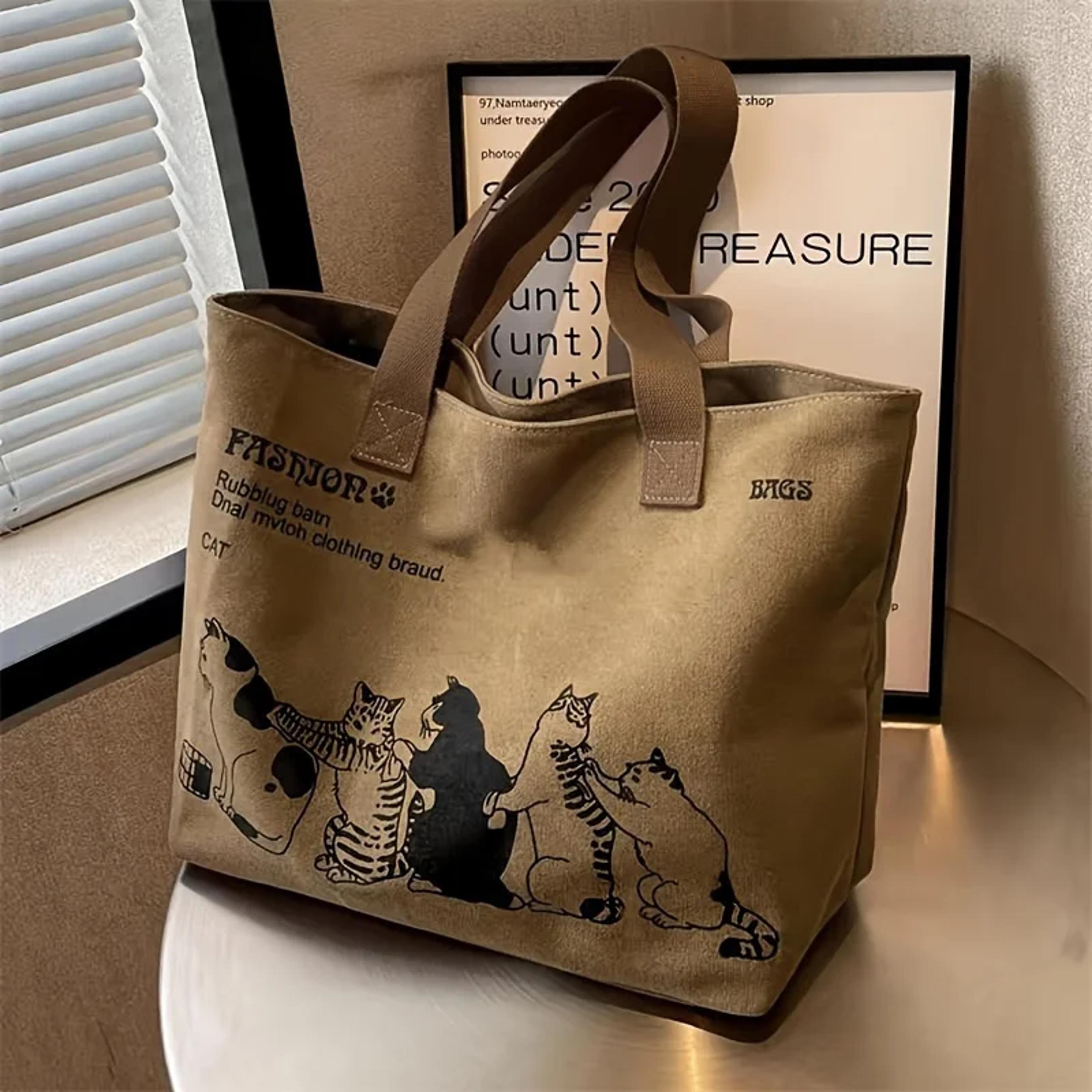 women's canvas tote bag spacious zipper shoulder bag for work and everyday use