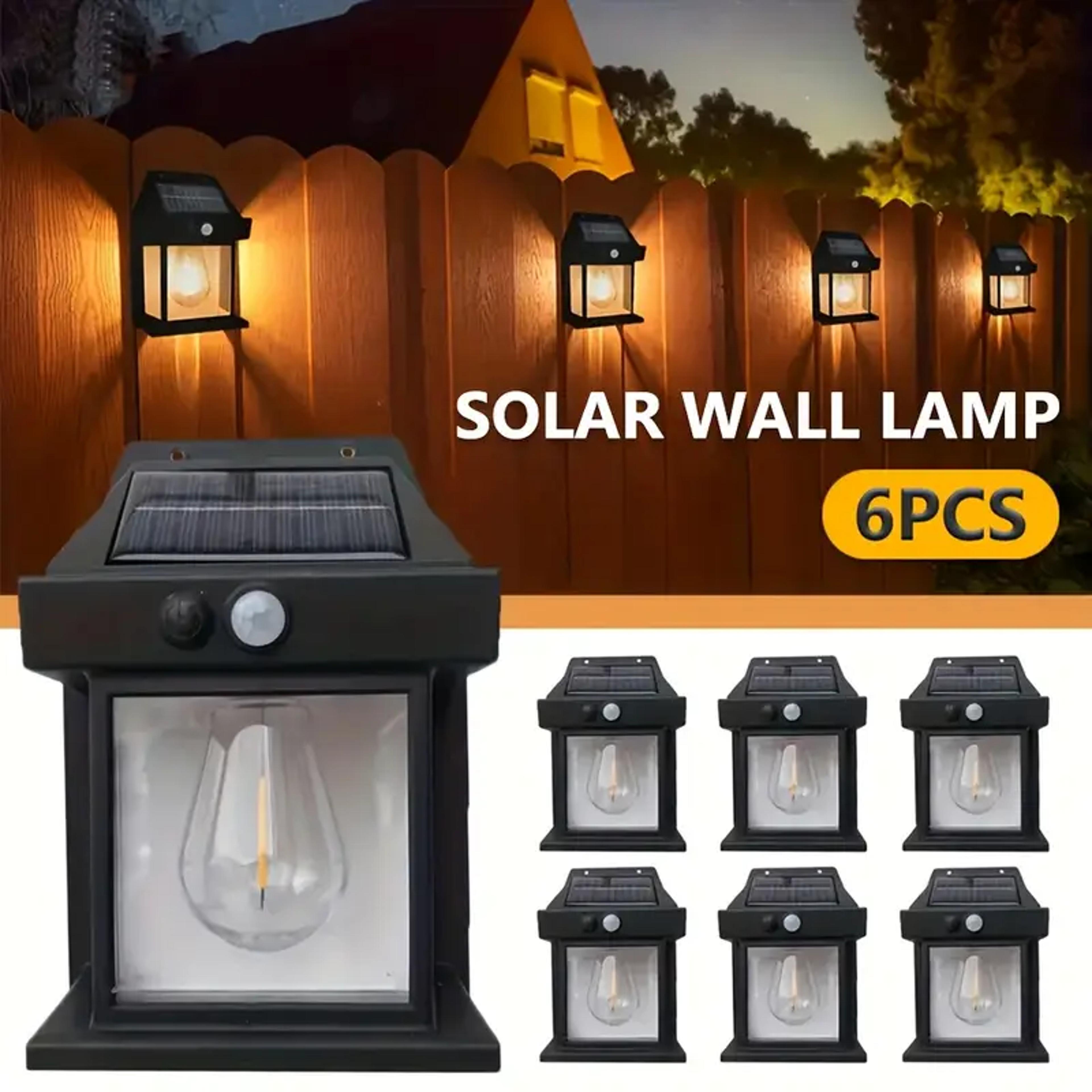 solar outdoor spotlights with three level dimming and water repellent design