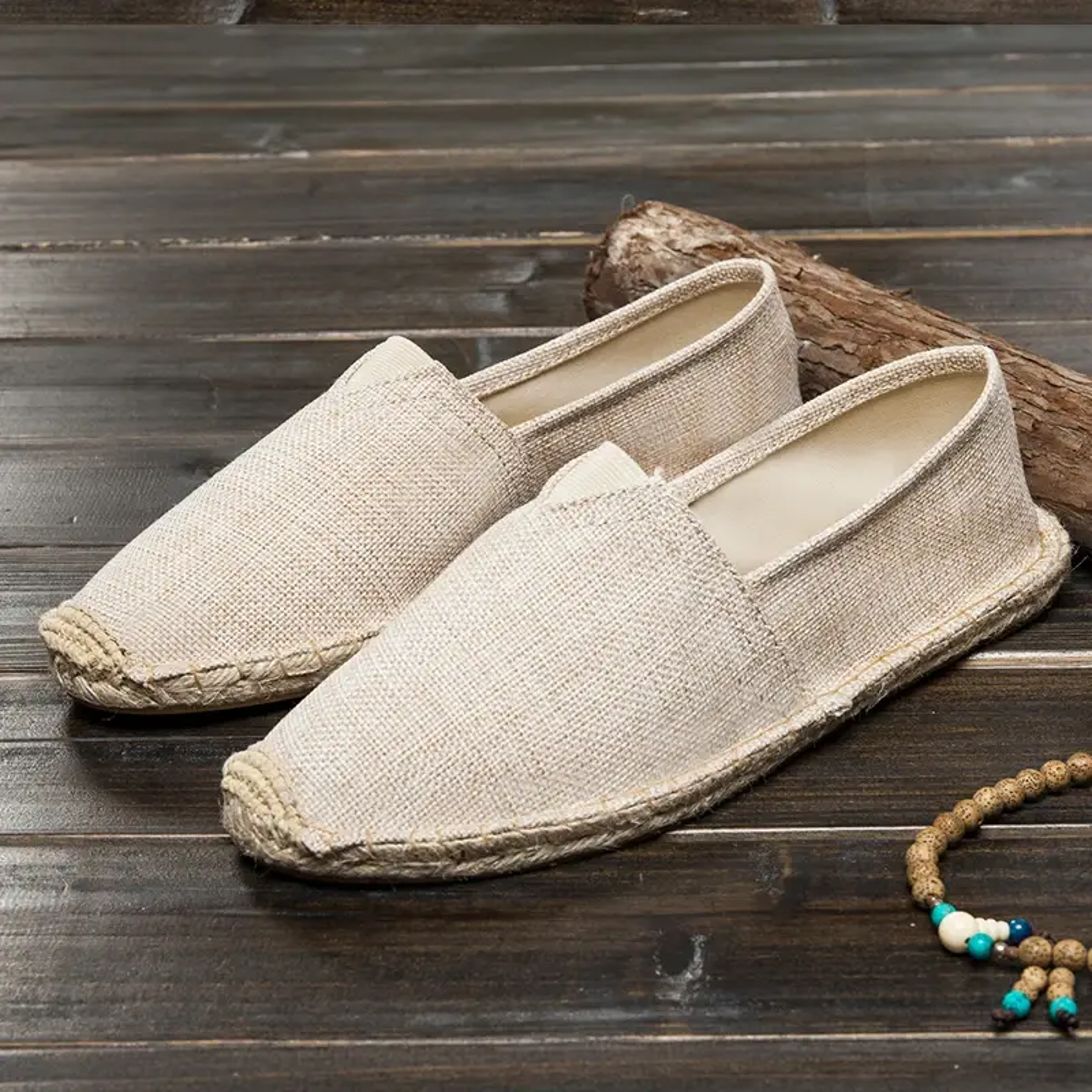 mens canvas loafers with eva insole and thick sole