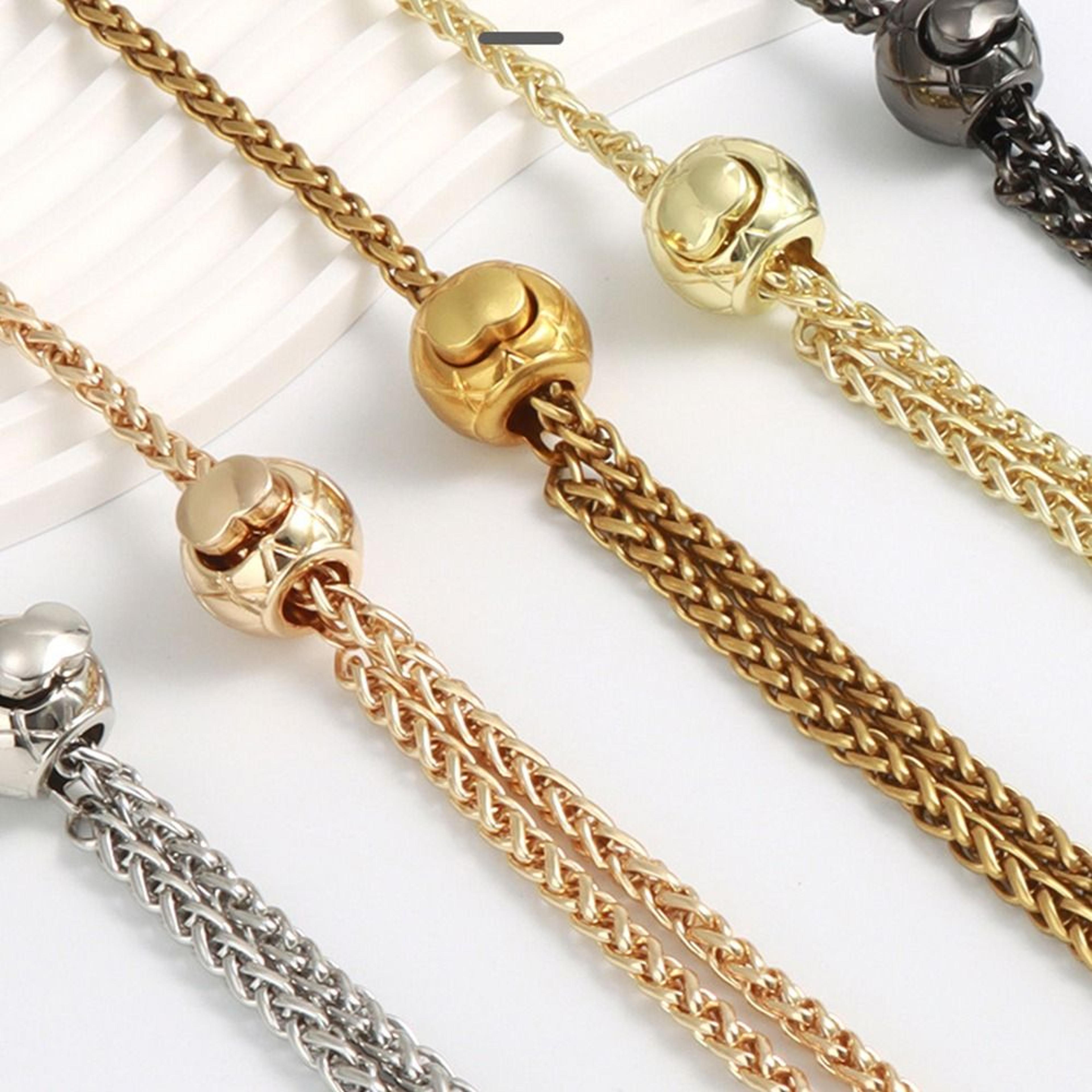 adjustable metal purse chain strap handle for handbag shoulder and crossbody bags
