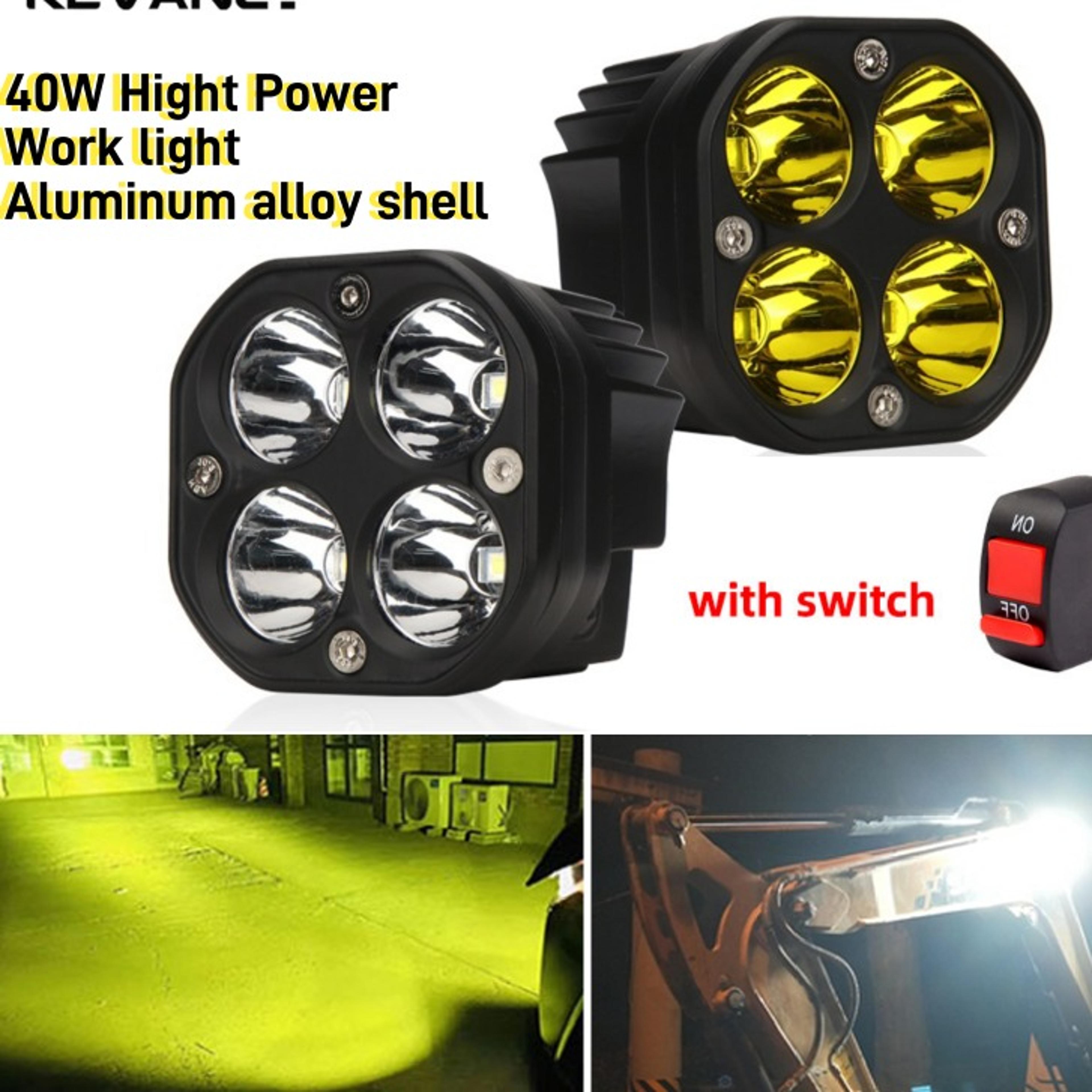 mini led work light square spot beam driving lamp