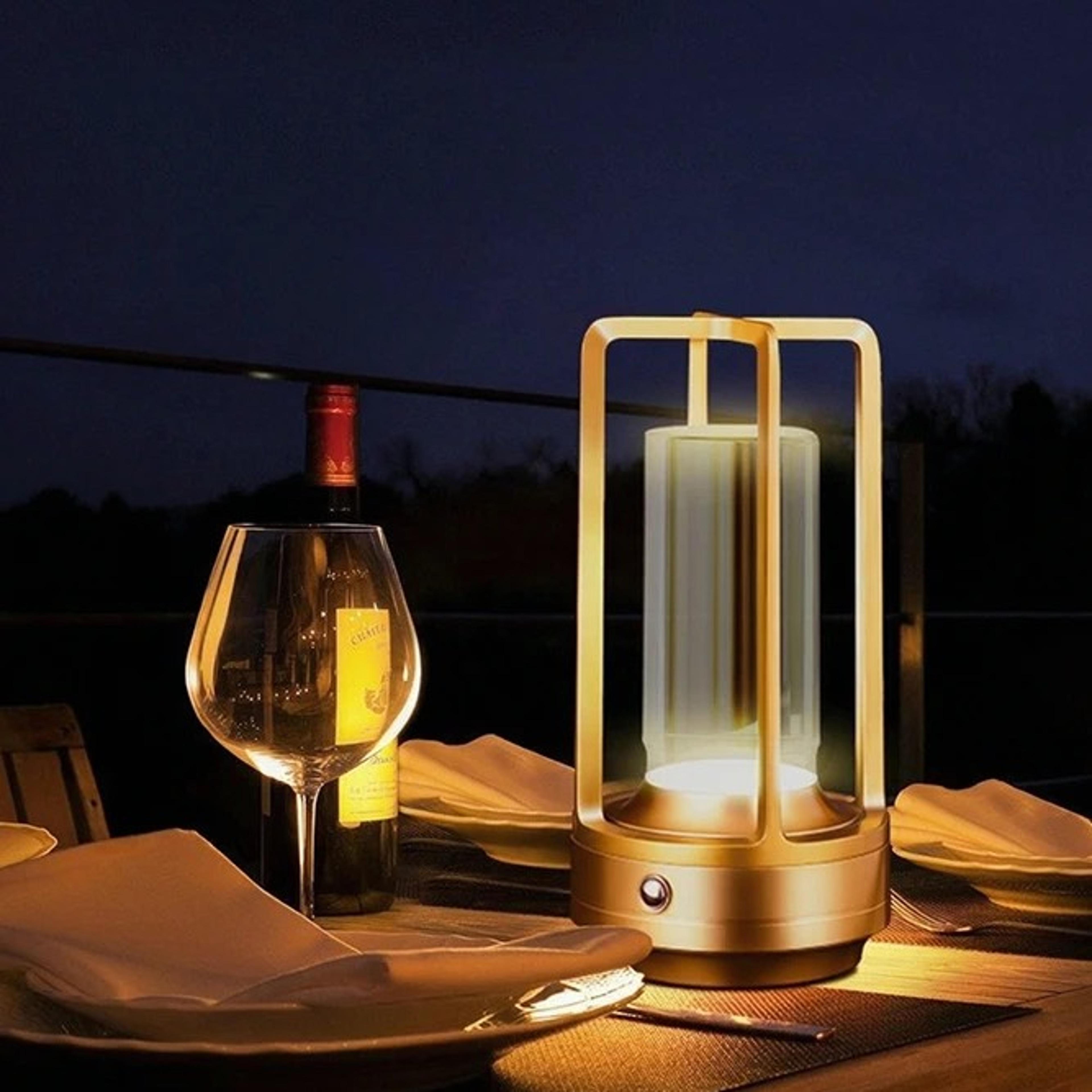 rechargeable led cordless table lamp with touch control and dimmable light
