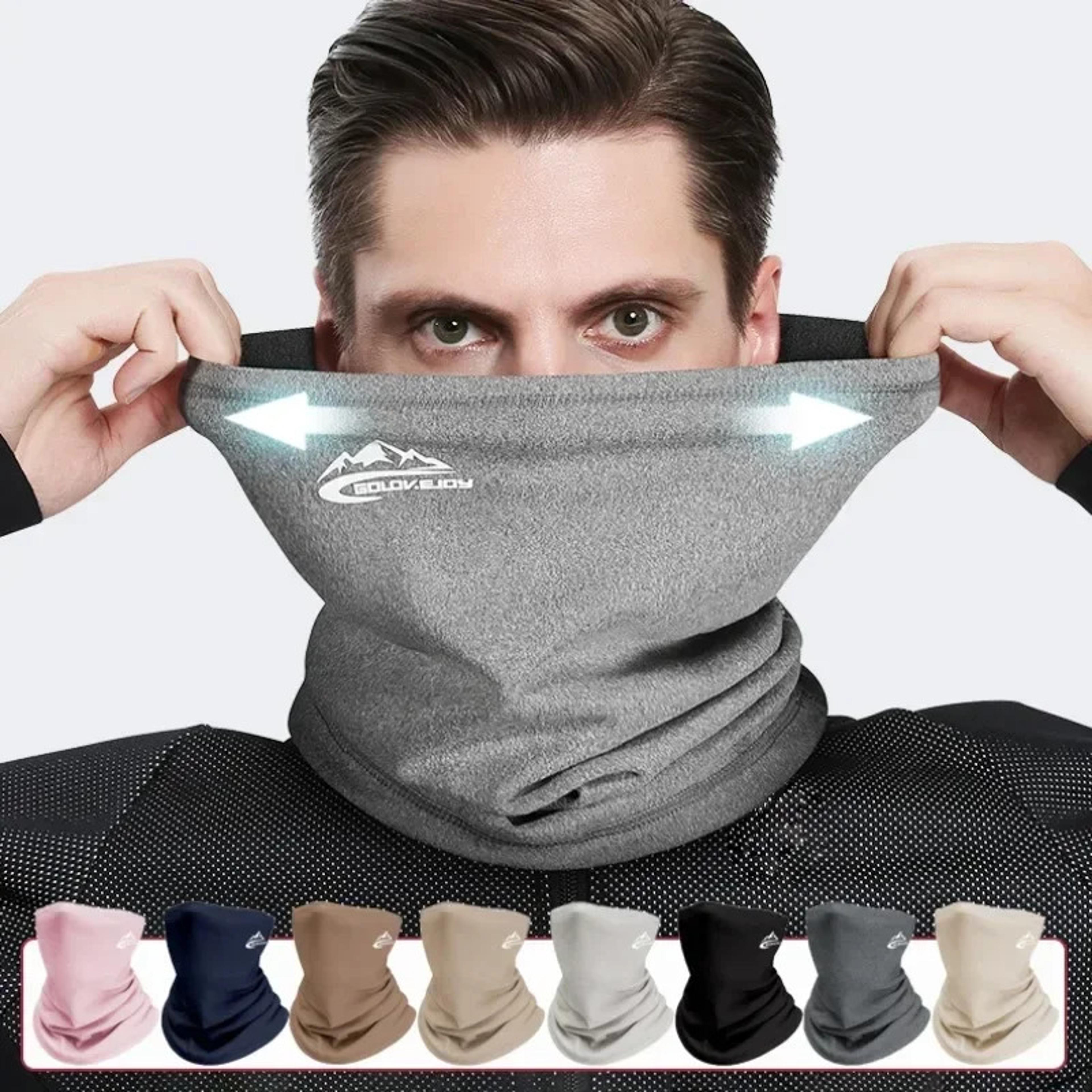 thermal neck warmer winter sports ski mask velvet face cover for outdoor activities