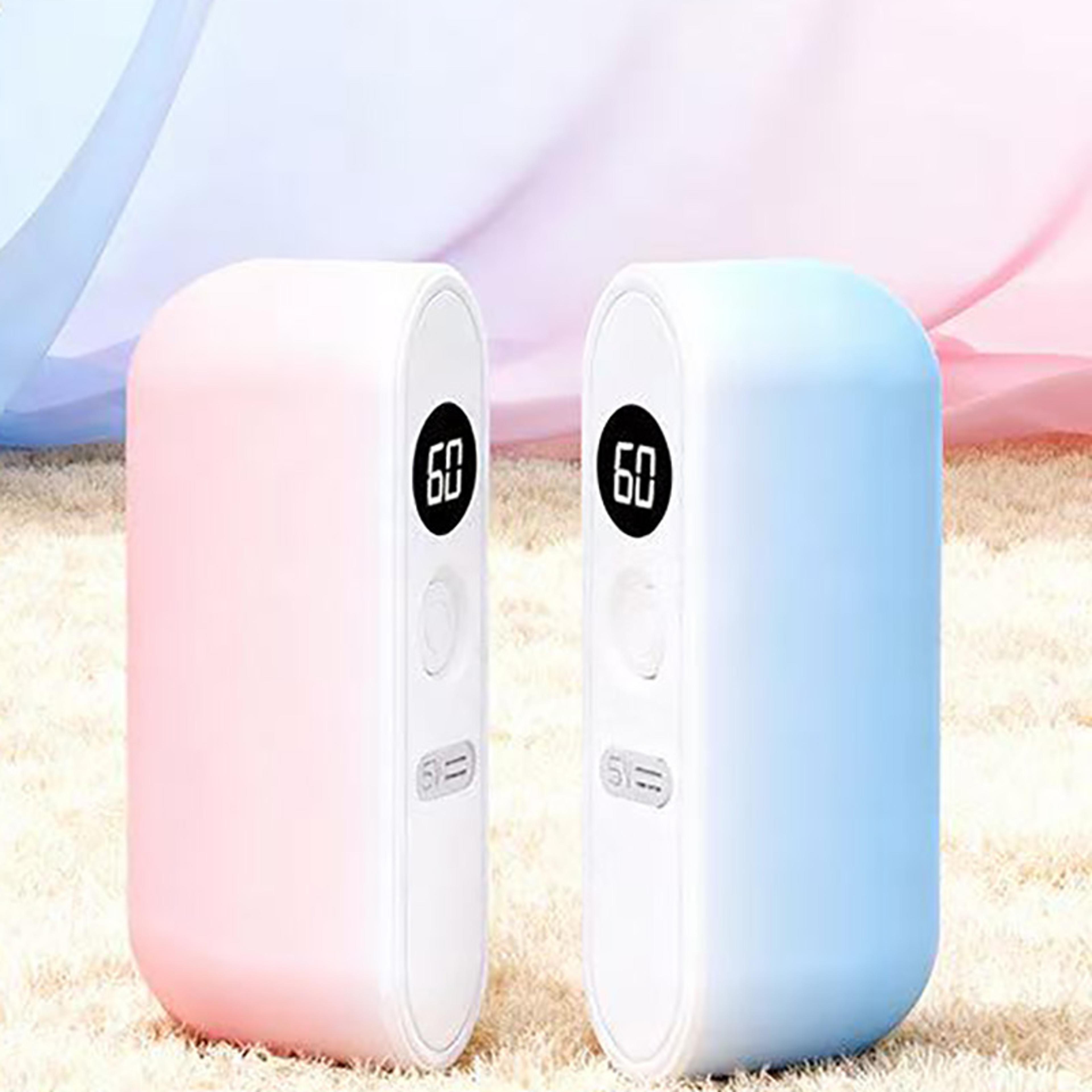 magnetic hand warmer with digital display fast heating rechargeable warmers