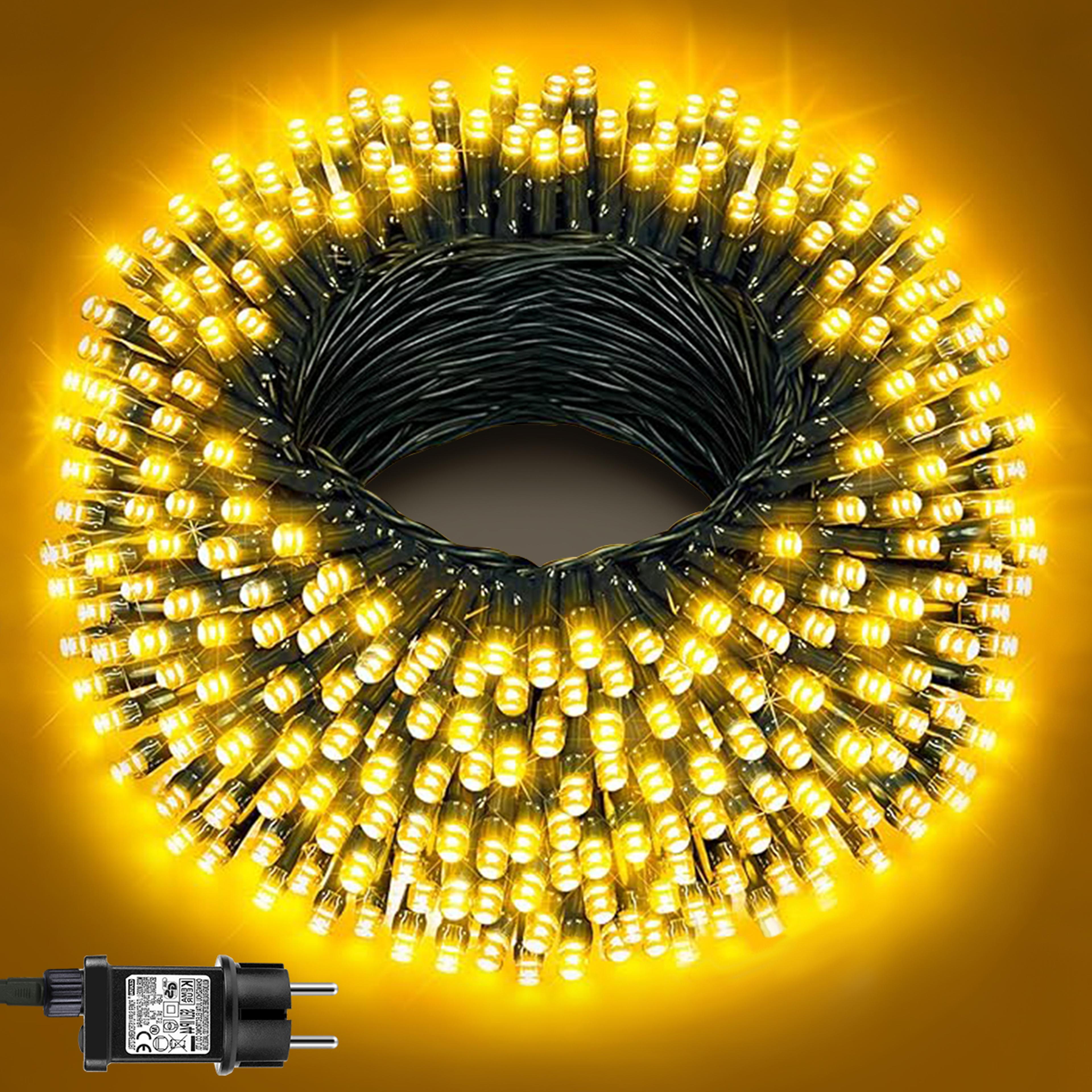outdoor led string lights waterproof xmas tree fairy lights holiday garland lamp