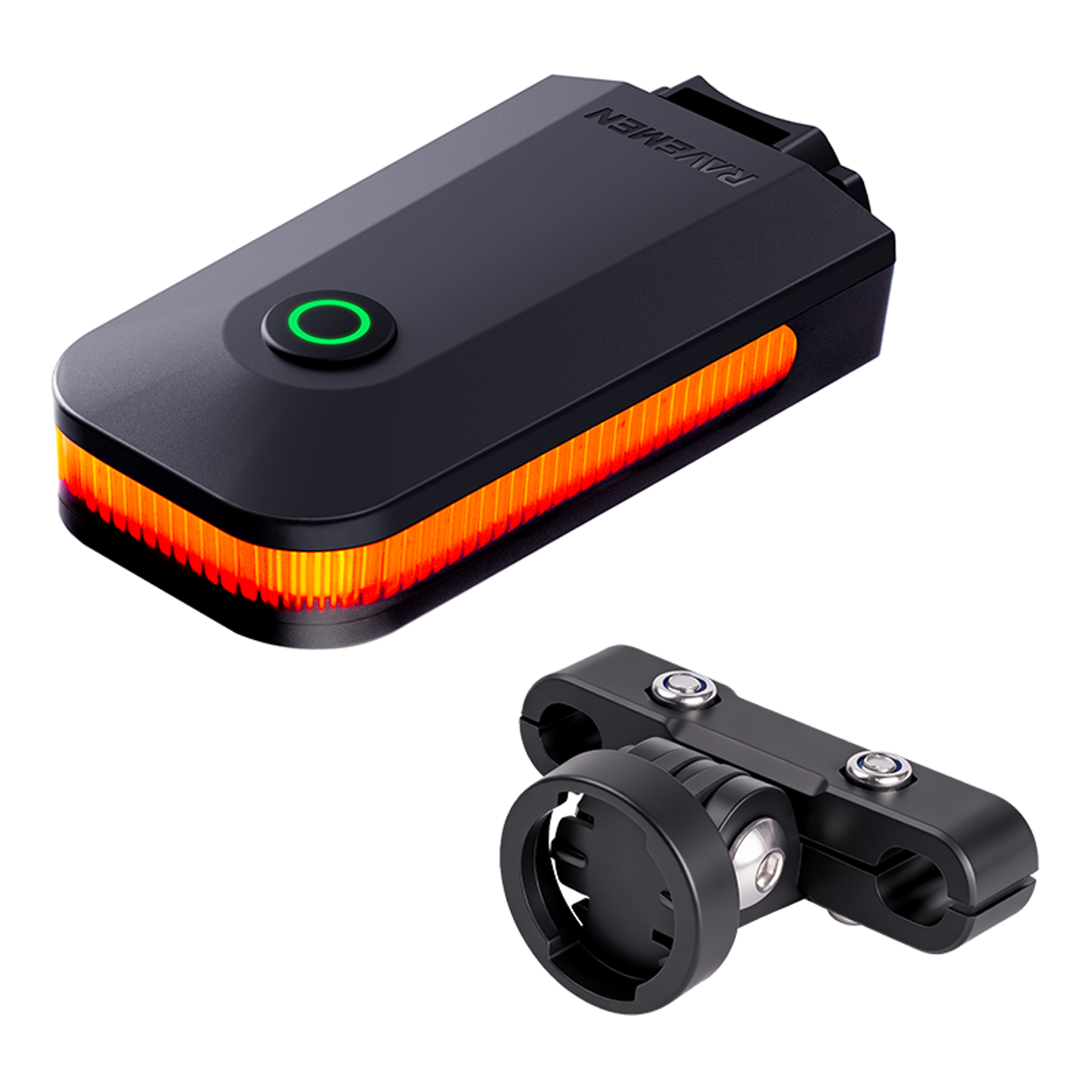 usb-c rechargeable bike rear light with brake sensor and auto on off