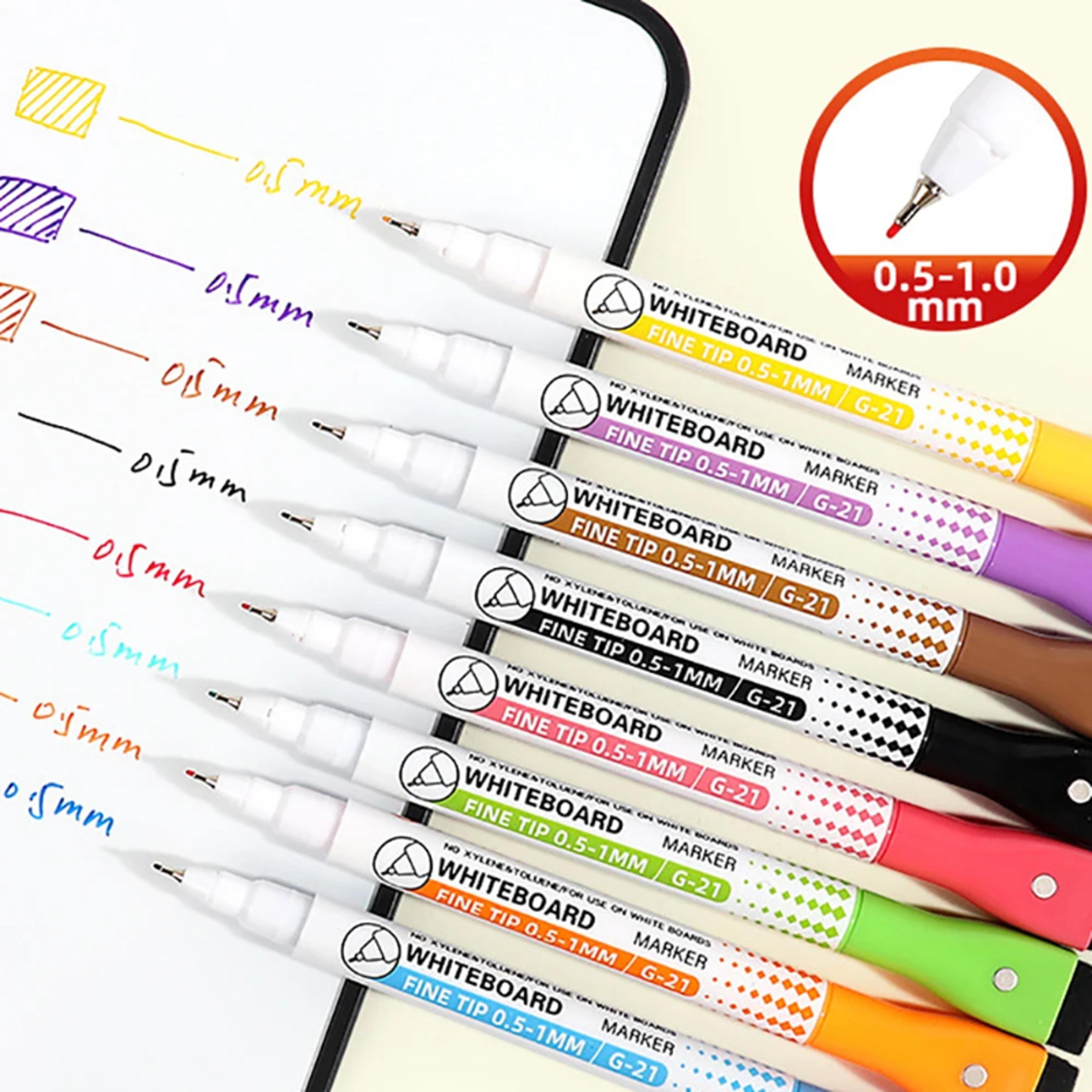magnetic dry erase markers with extra fine tips