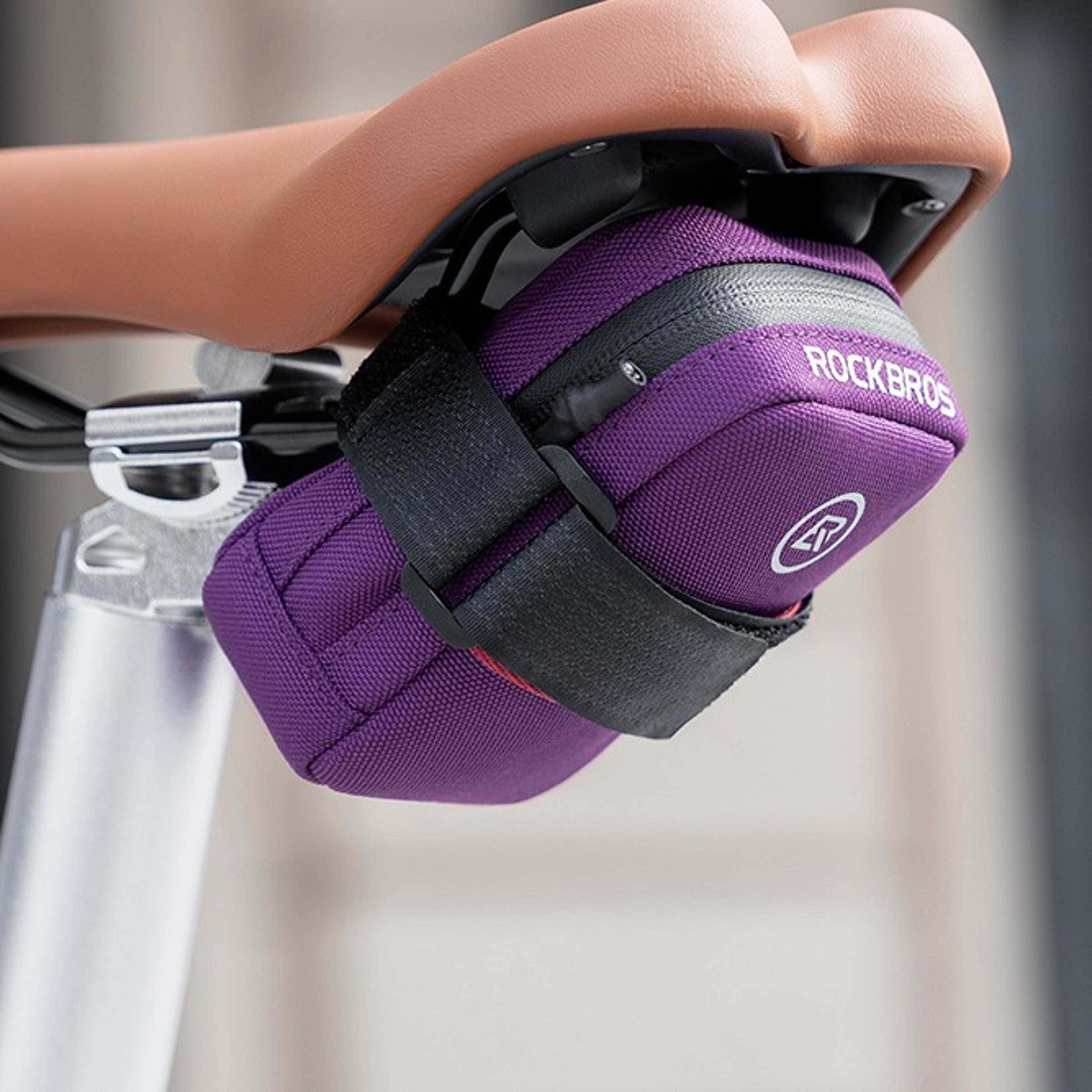 mini bicycle saddle bag lightweight rainproof cycling storage bag