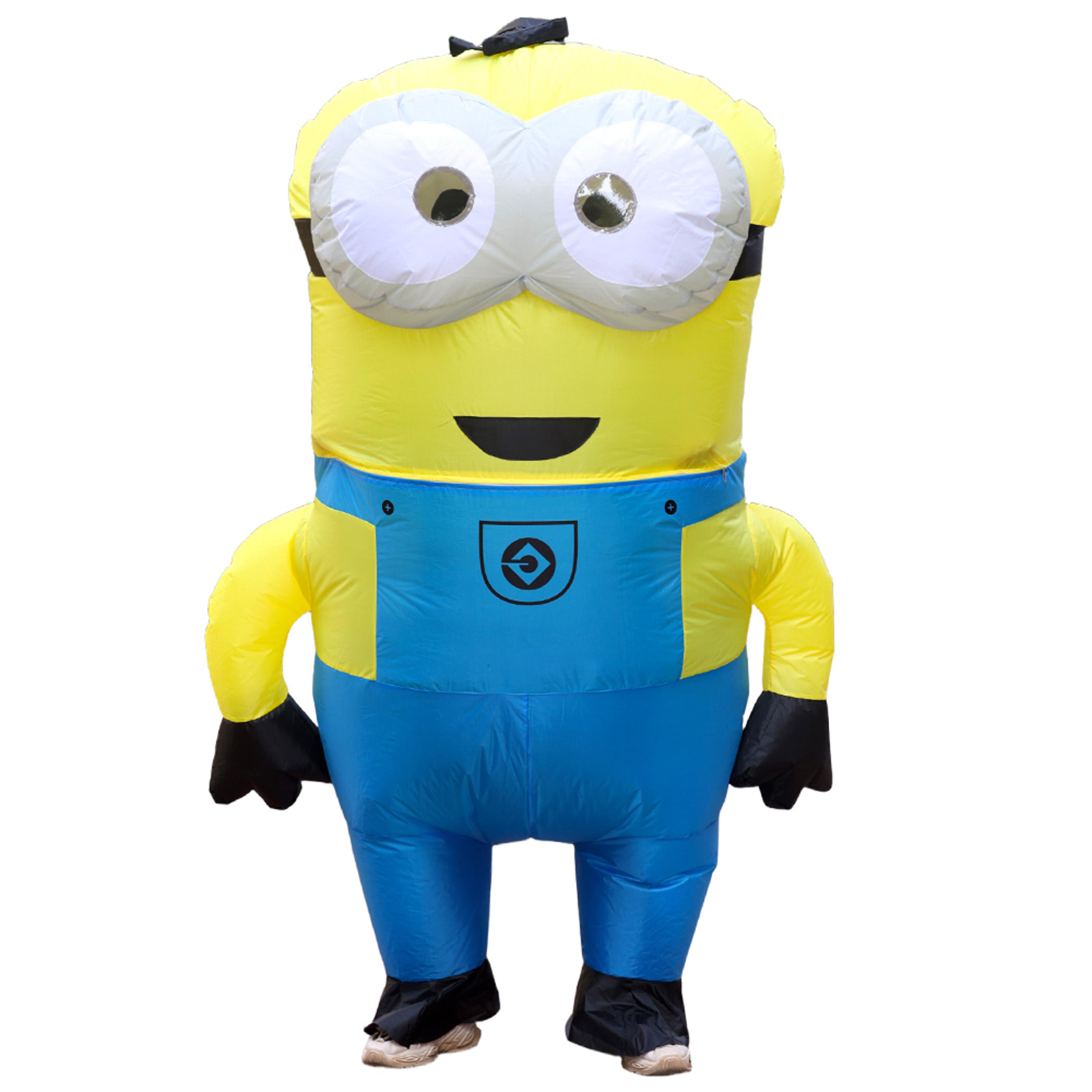 adult yellow inflatable costume cartoon anime halloween party outfit