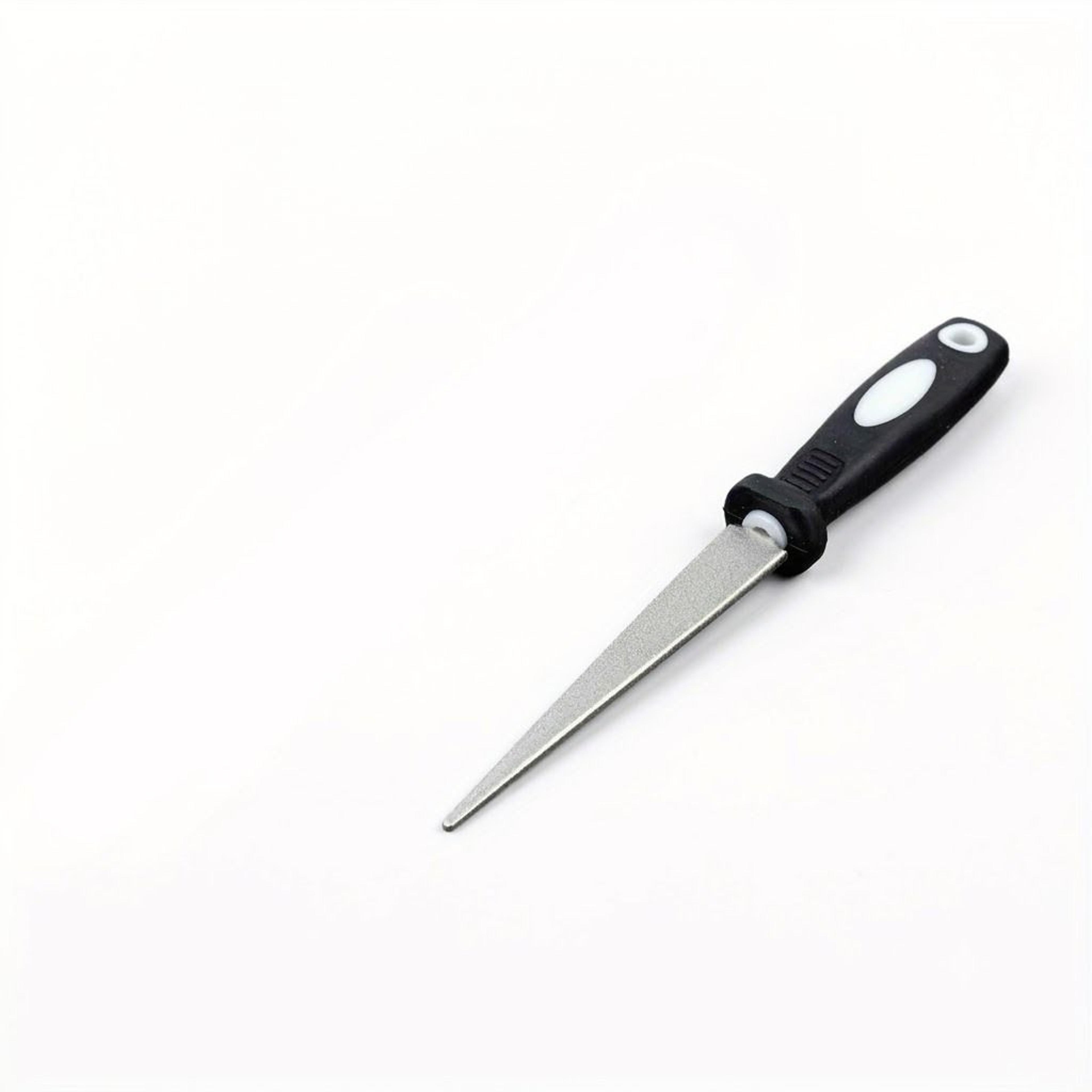 diamond sharpening stone double sided knife & tool sharpener with ergonomic handle