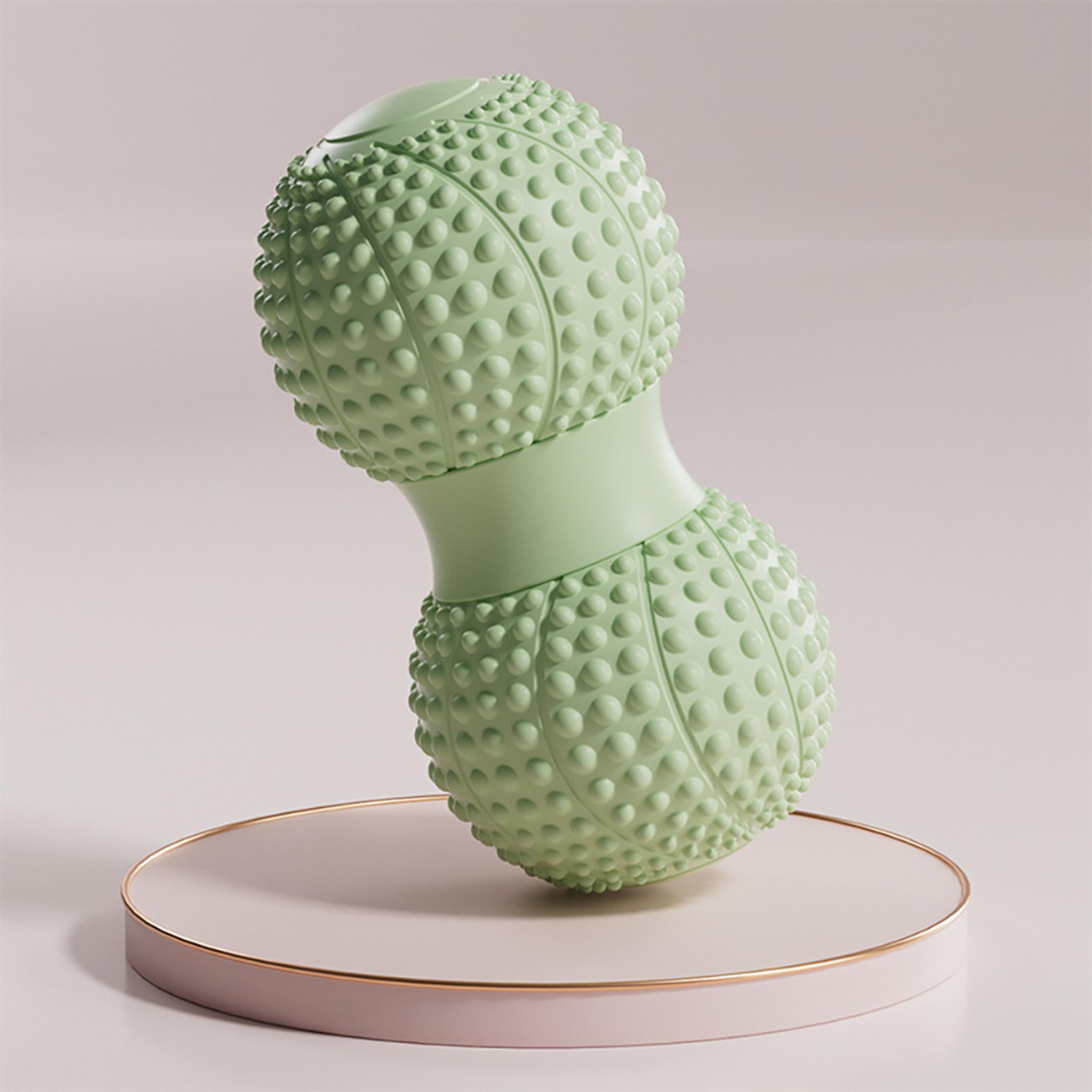 deep tissue peanut massage ball for fascia release & muscle recovery