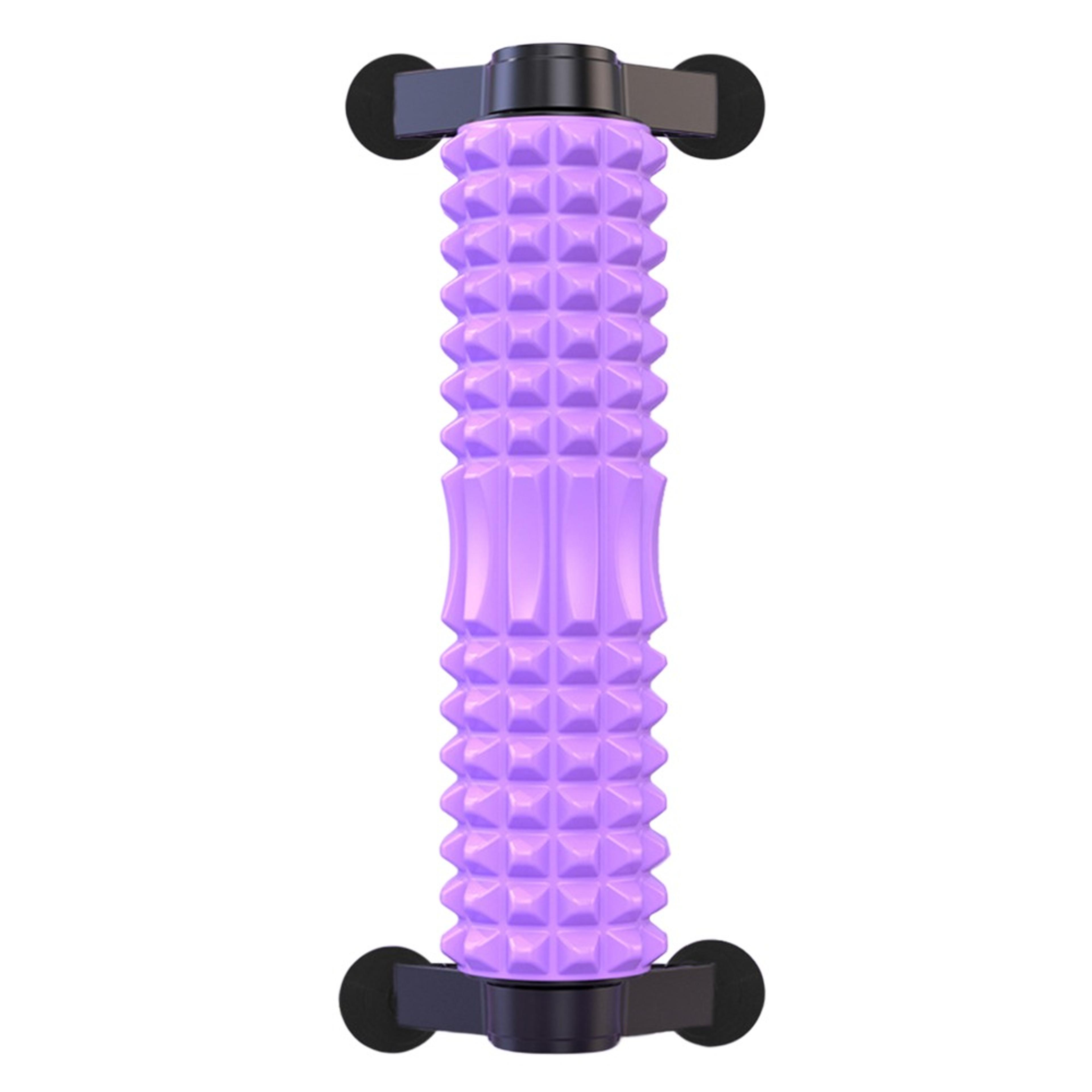 deep tissue foam roller for muscle recovery with suction cup massage grip