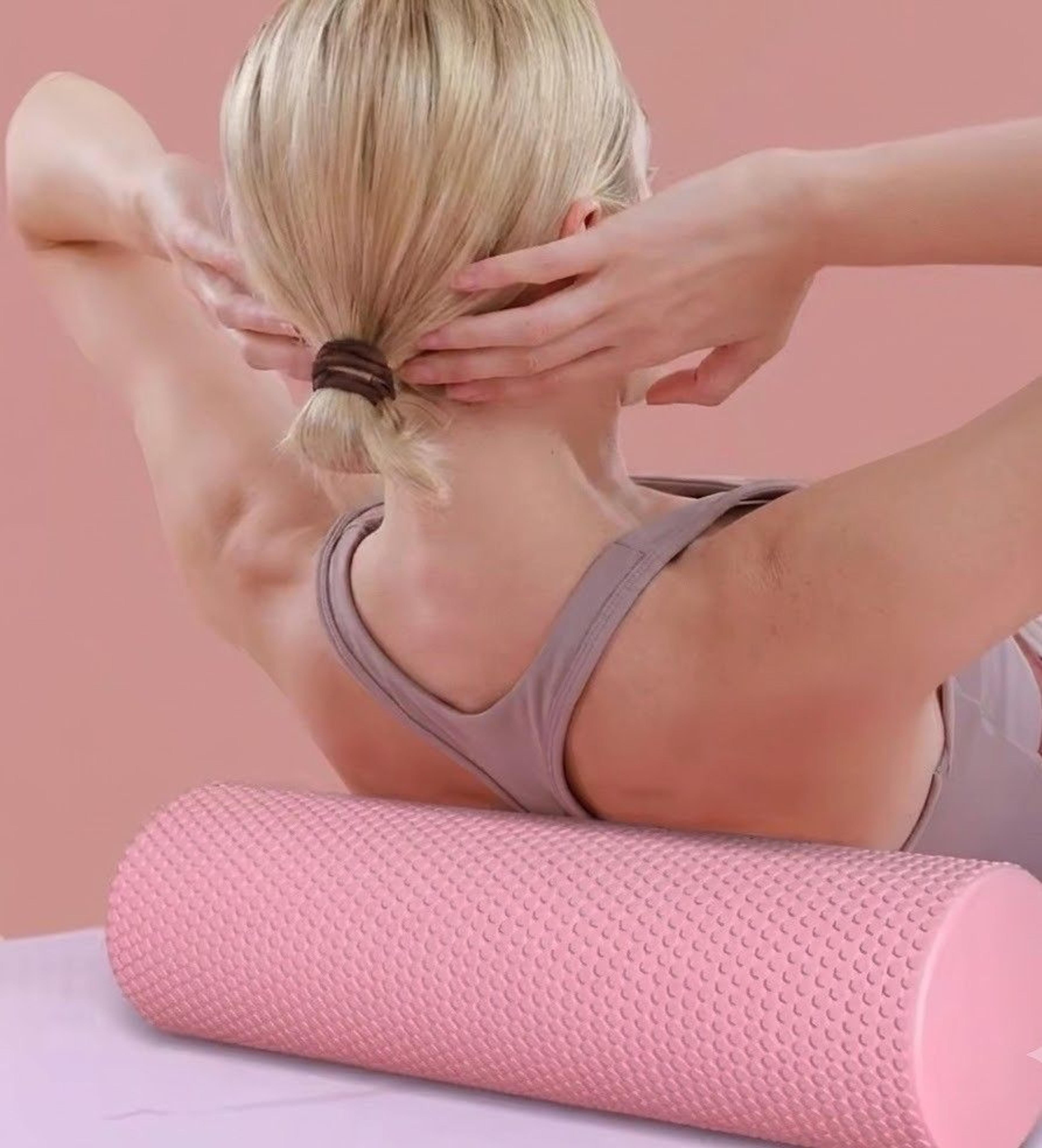 compact foam roller for deep tissue massage yoga recovery and muscle relief