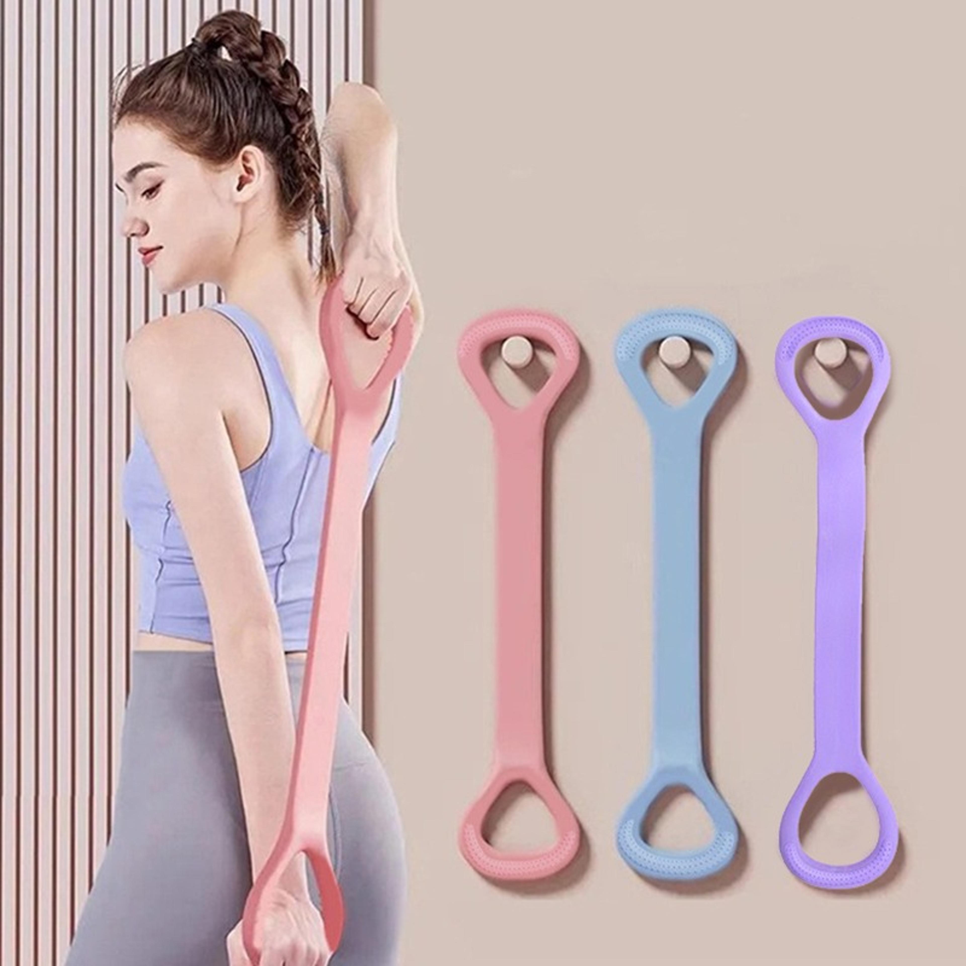 resistance band stretching trainer for shoulder mobility & home workouts