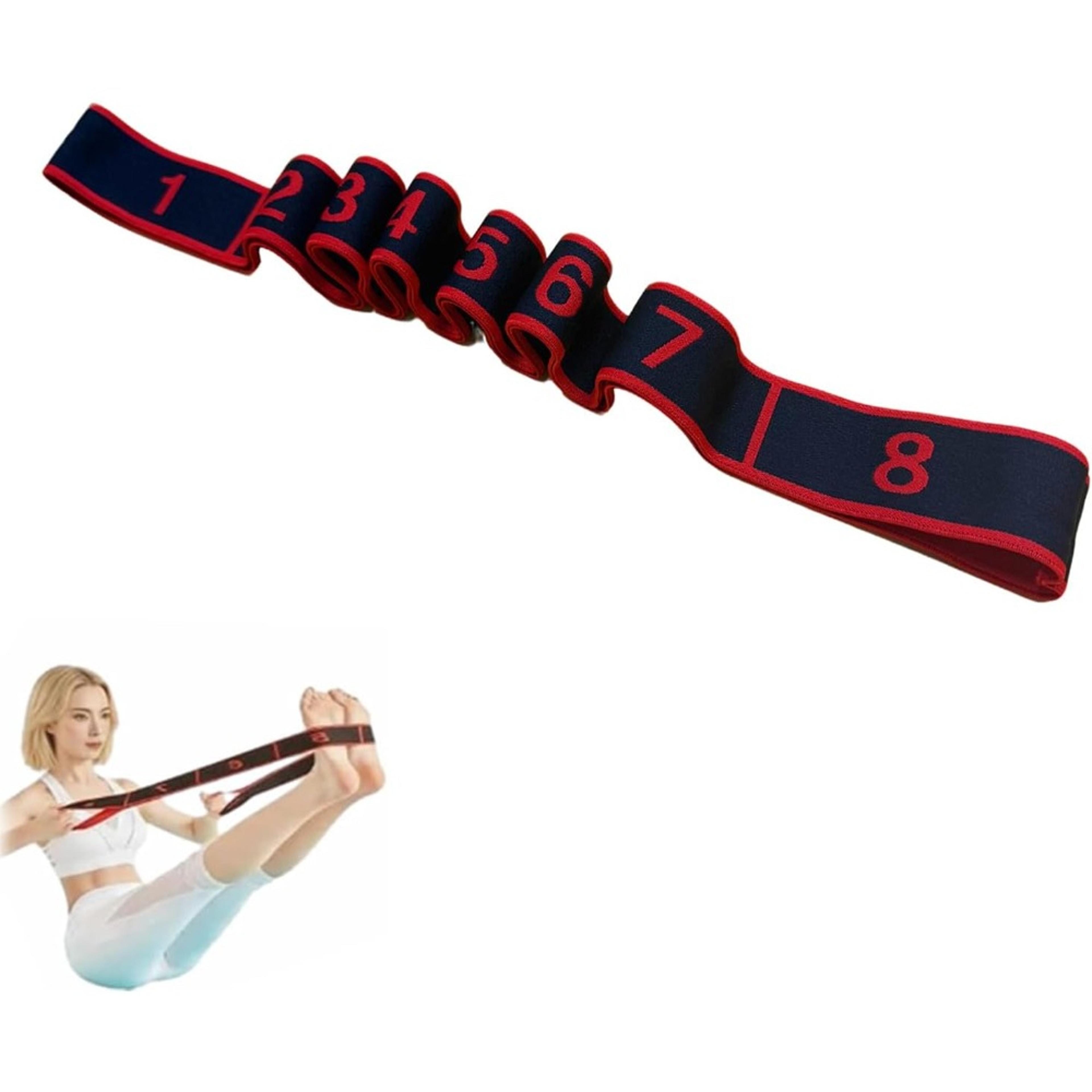 loop resistance bands for yoga, stretching & full body home workouts