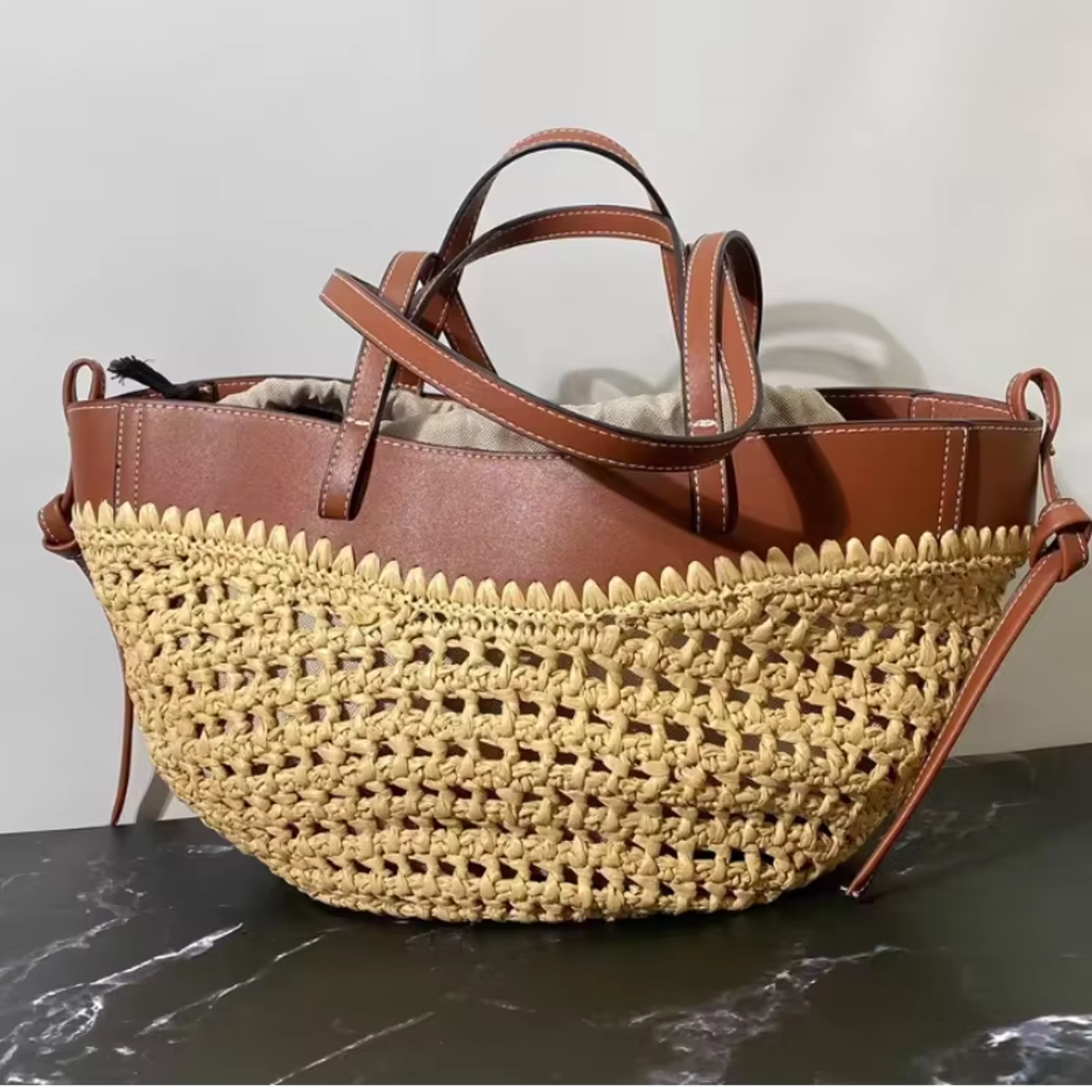 summer chic straw woven shoulder bag for women lightweight boho tote handbag