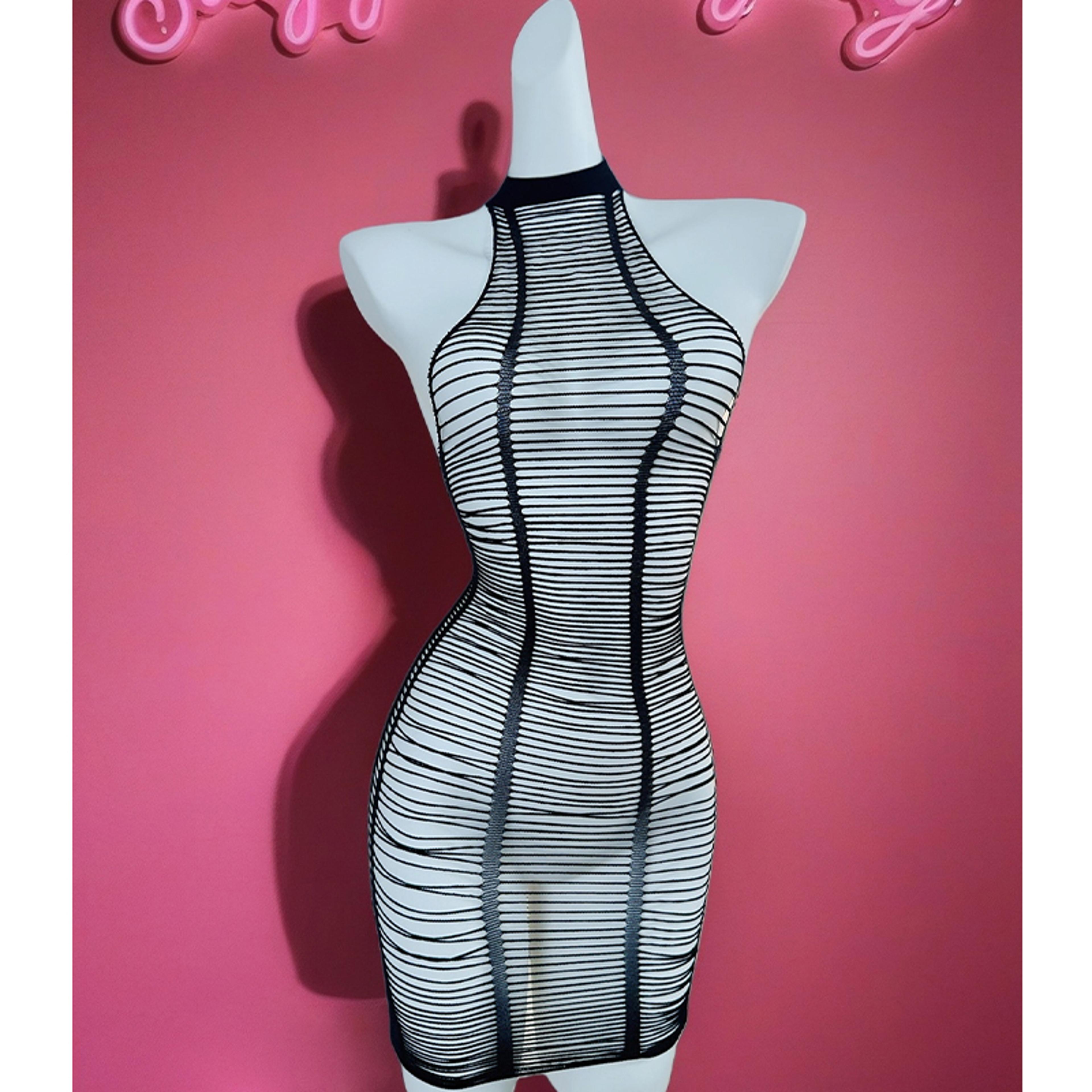 seductive fishnet lingerie hollow out sexy bodycon dress cover up for romantic nights