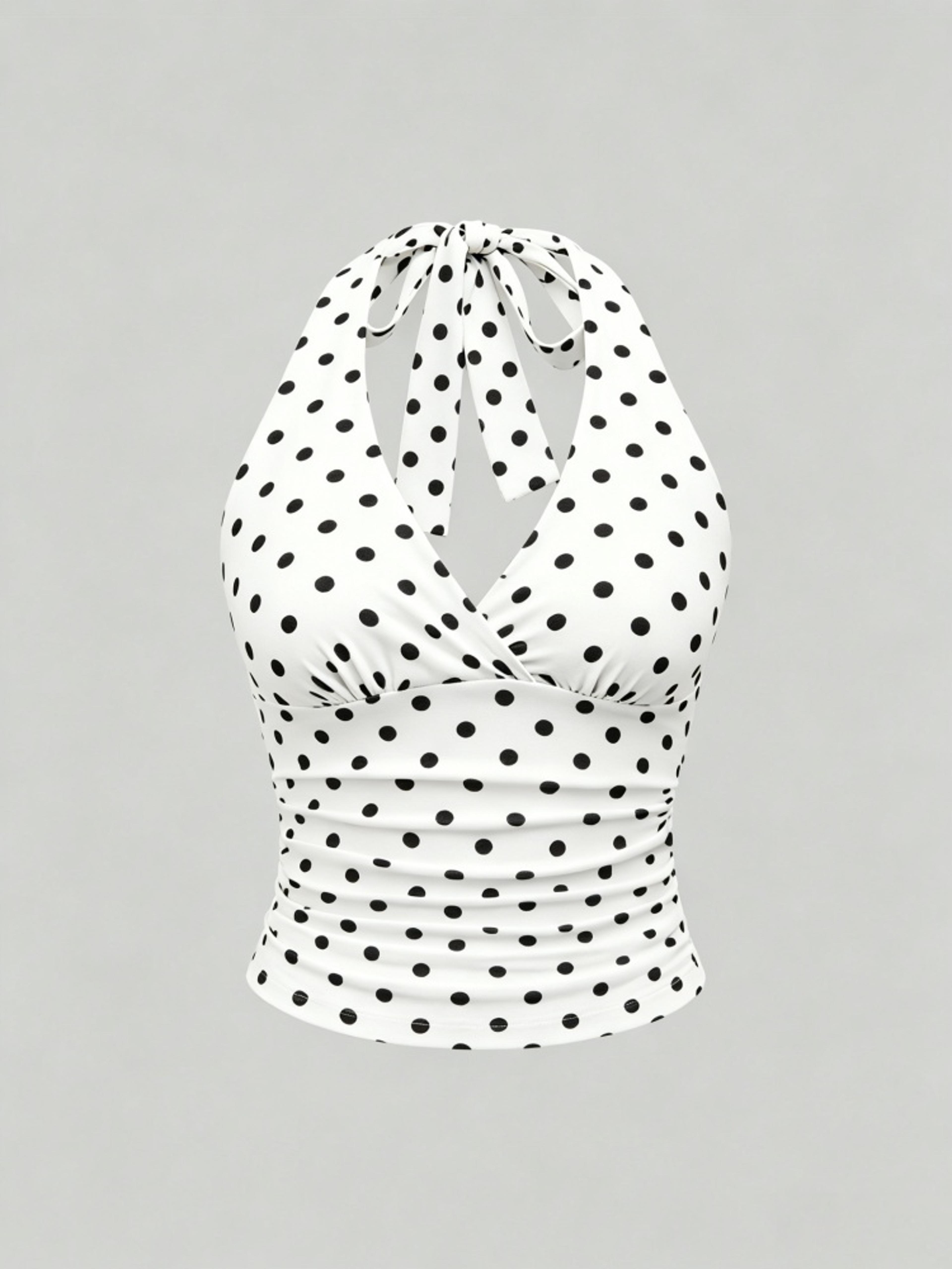 women's halter crop top backless y2k ruched summer going out top
