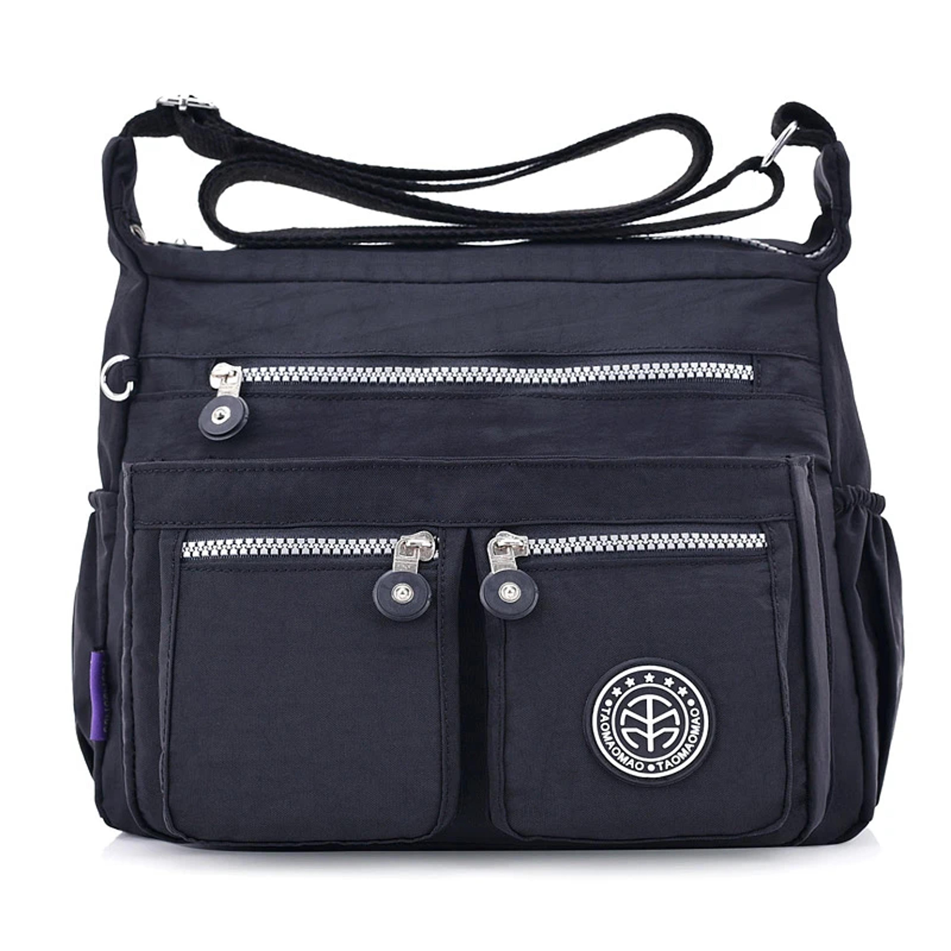 elegant nylon shoulder bag for women lightweight designer crossbody handbag