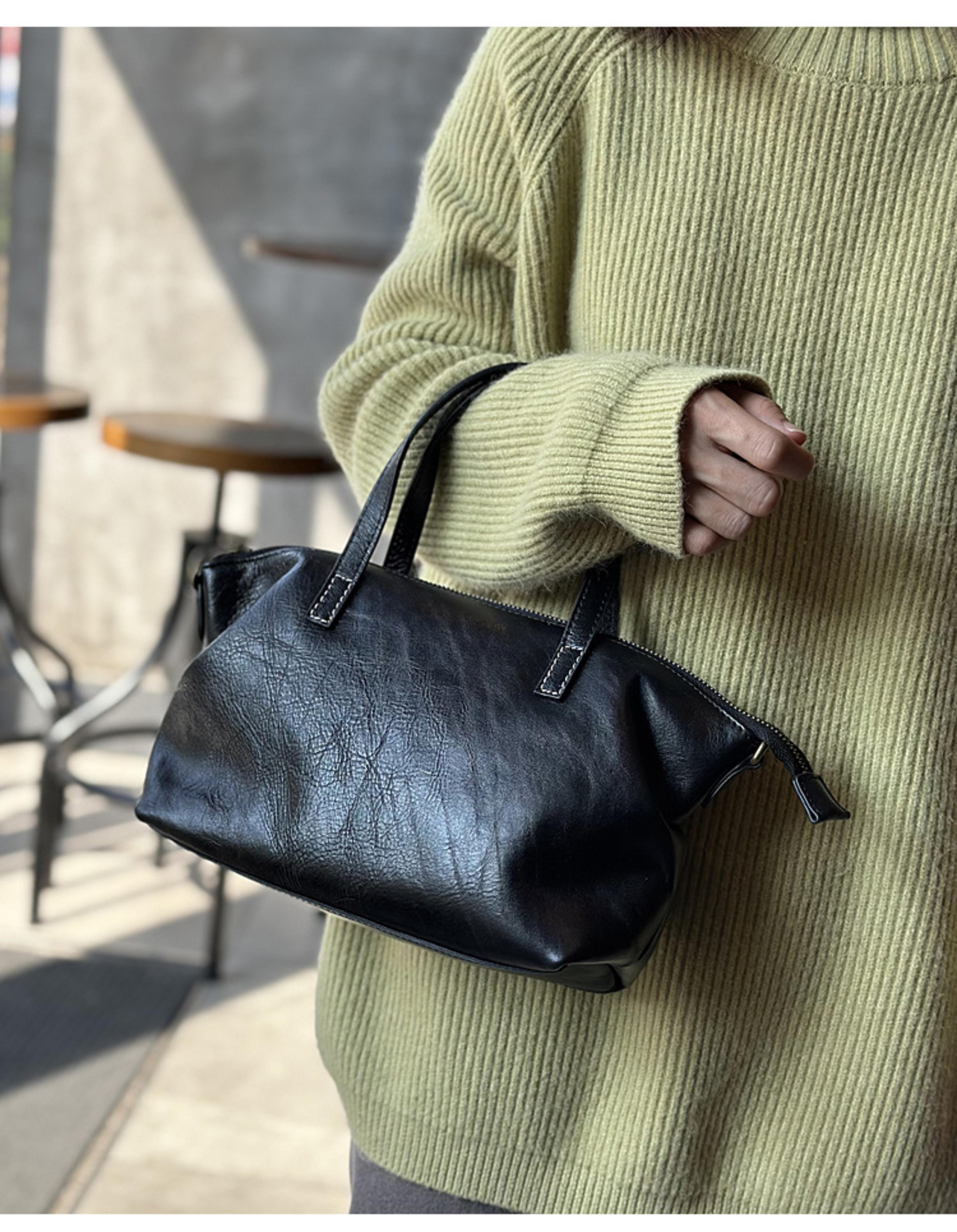 elegant leather hobo bag for women premium women's tote bag with crossbody strap