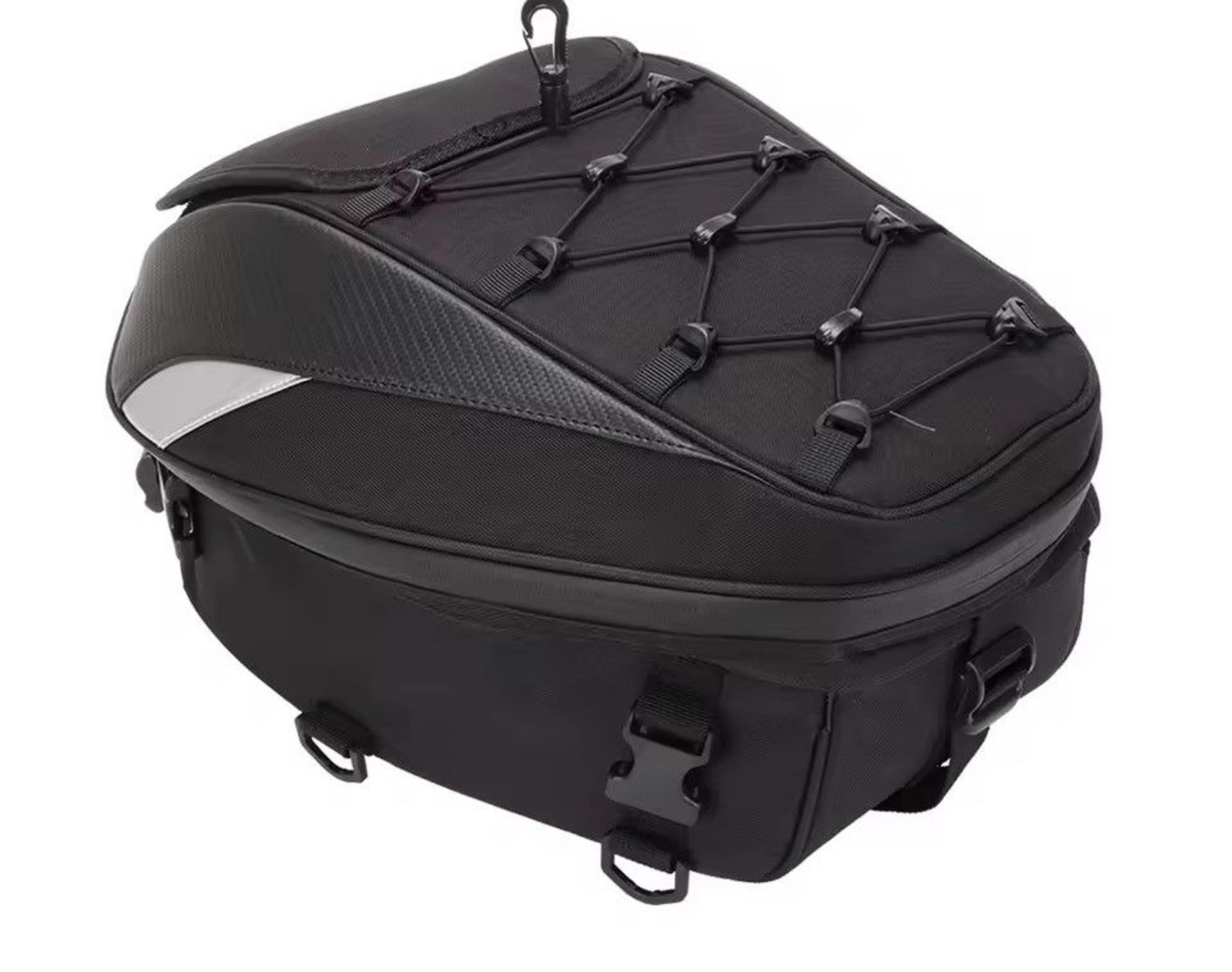 waterproof motorcycle tail bag high capacity rear seat motorcycle luggage backpack