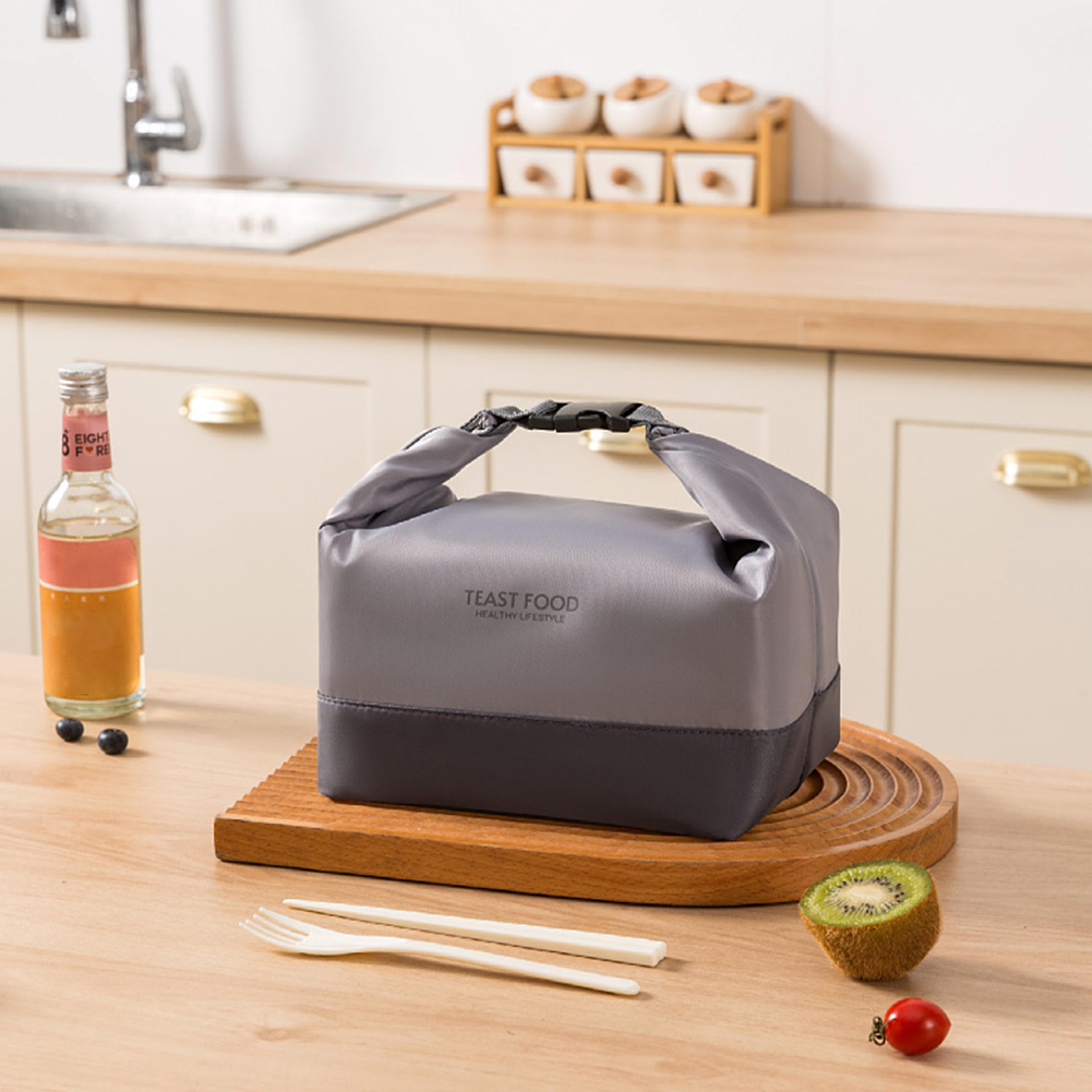 insulated lunch tote bag large waterproof bento bag for work travel & picnic