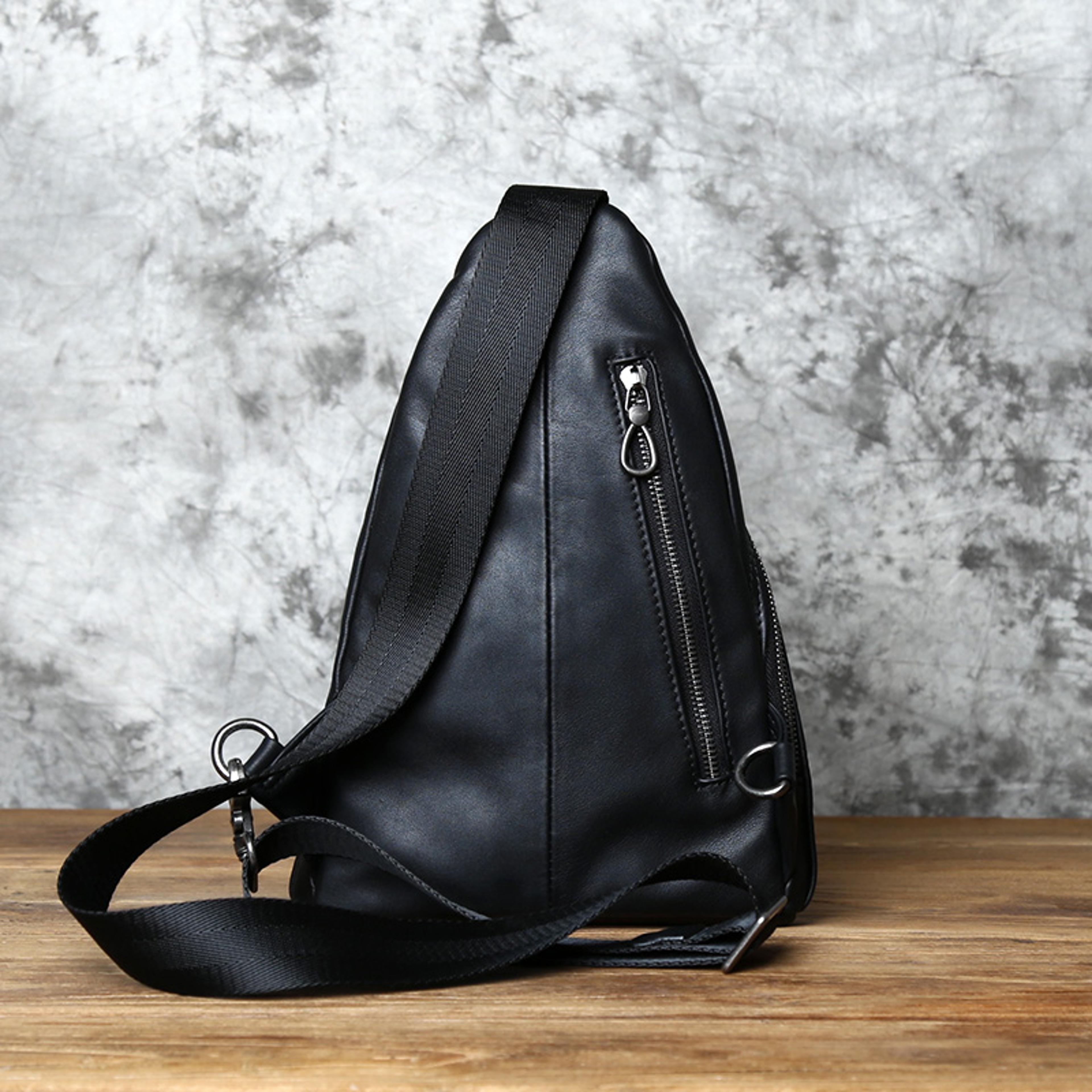 vintage genuine leather messenger bag for men premium cowhide crossbody shoulder bag