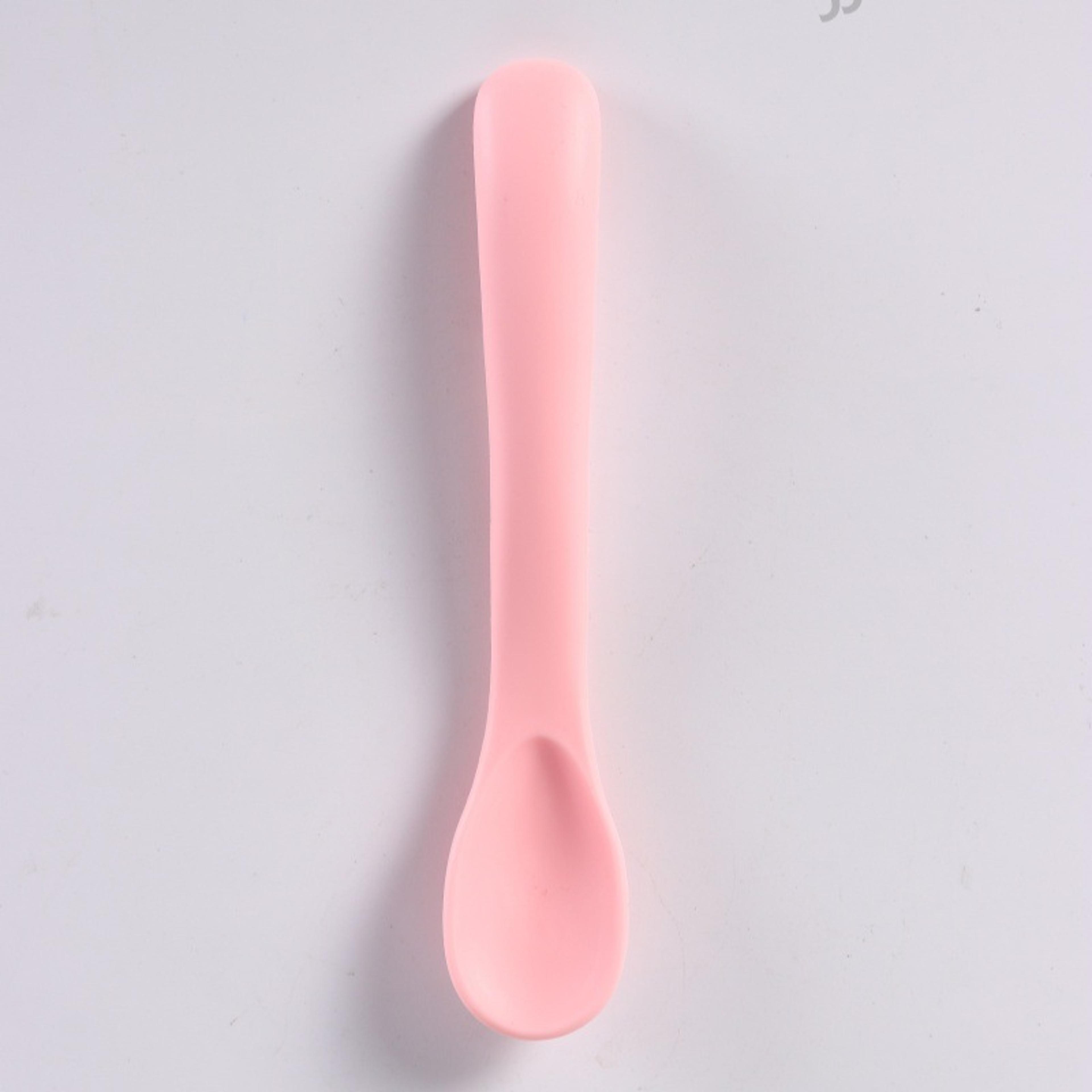 soft silicone baby feeding spoon & toddler learning spoon for baby-led weaning