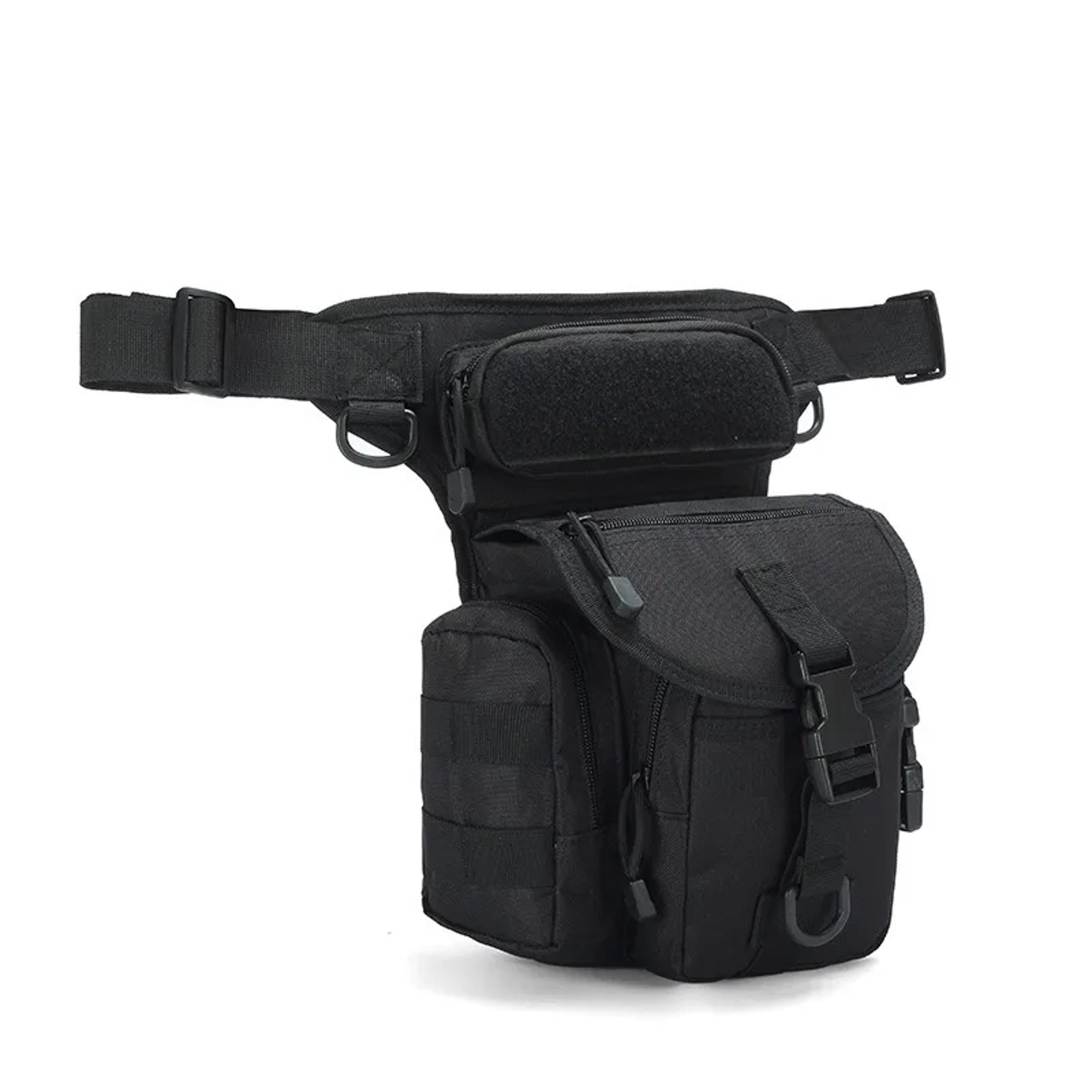 lightweight crossbody leg bag for motorcycle riding, photography & everyday outdoor carry