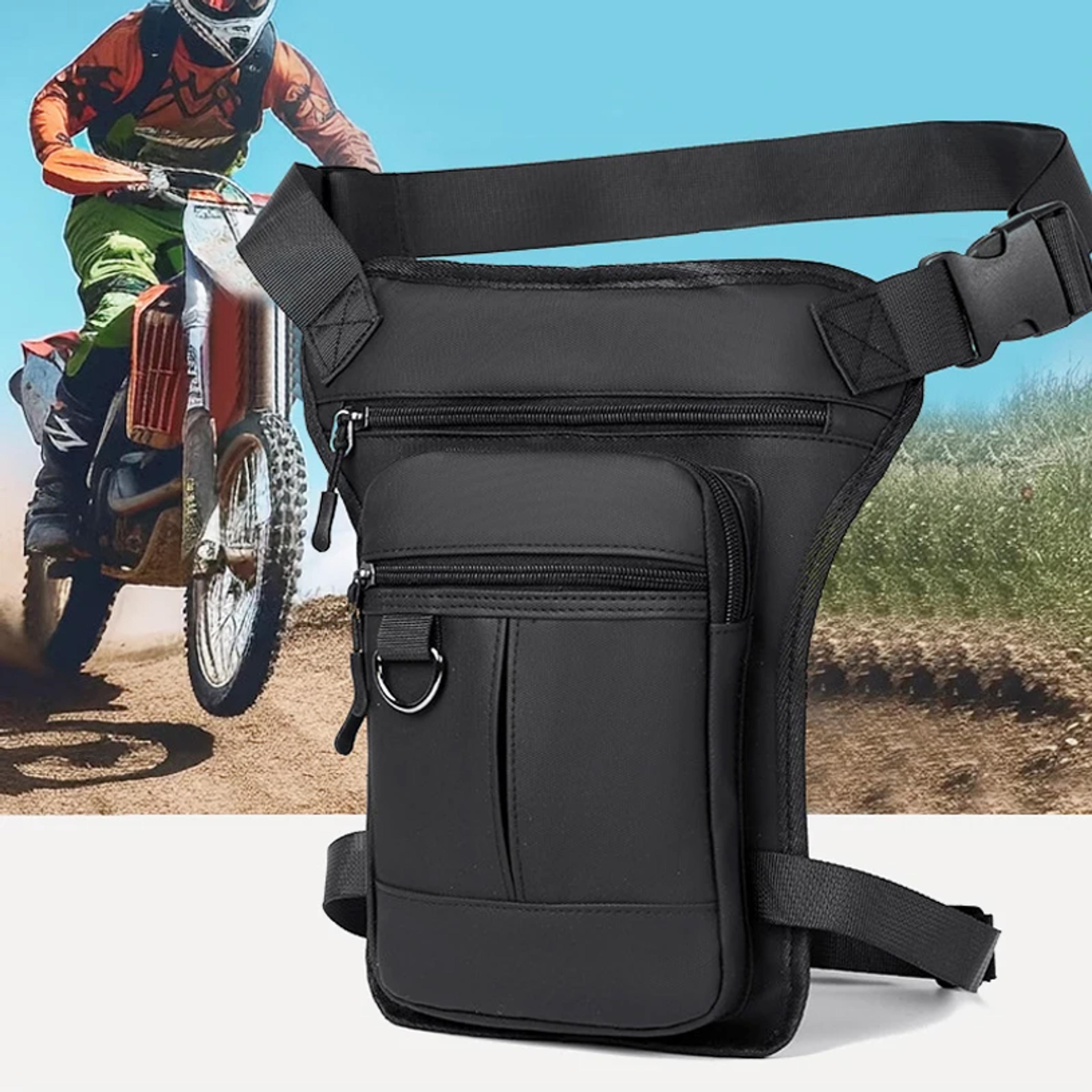 tactical waterproof motorcycle leg bag & tactical waist bag for riding, travel & outdoor adventures
