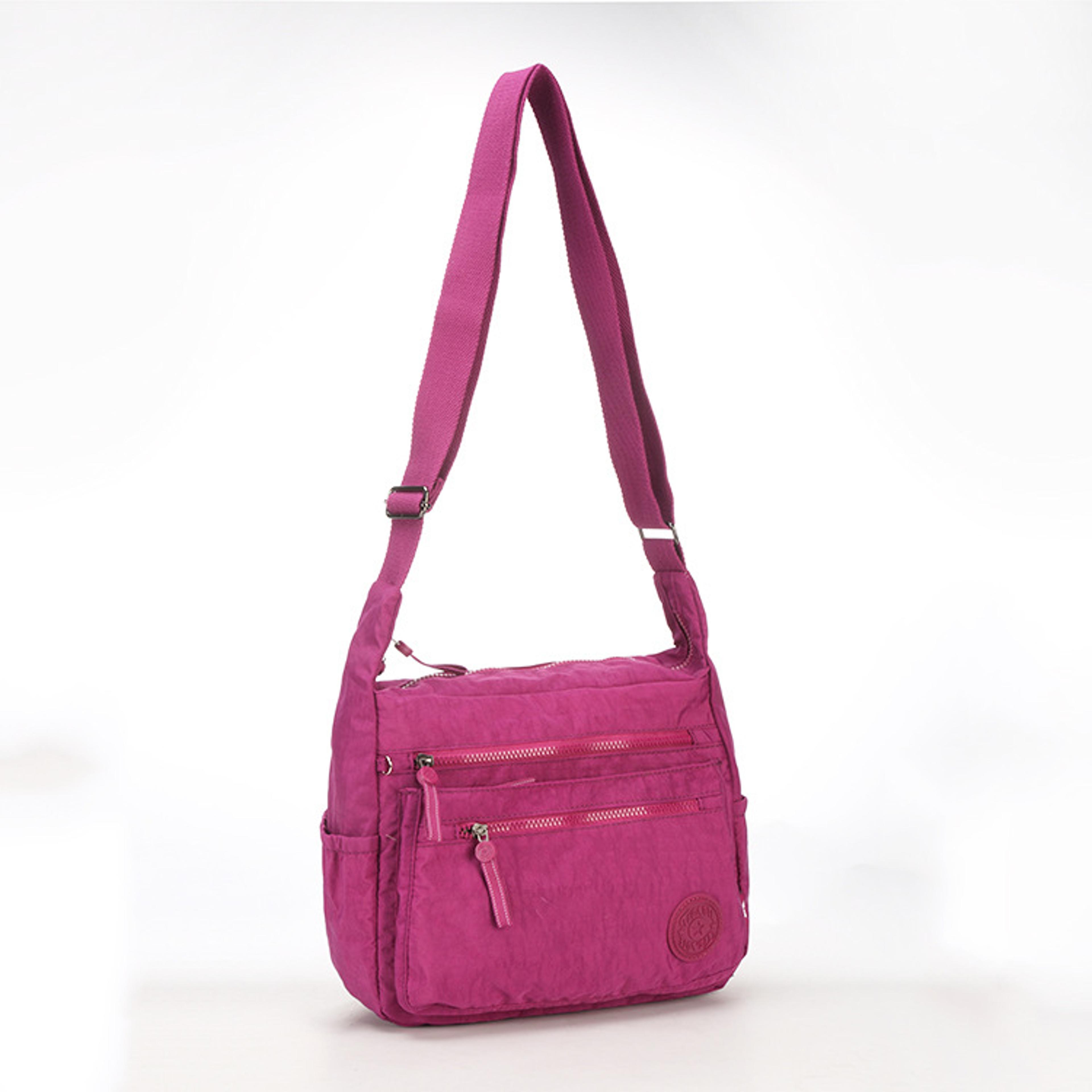 lightweight nylon crossbody bag for women compact messenger shoulder purse