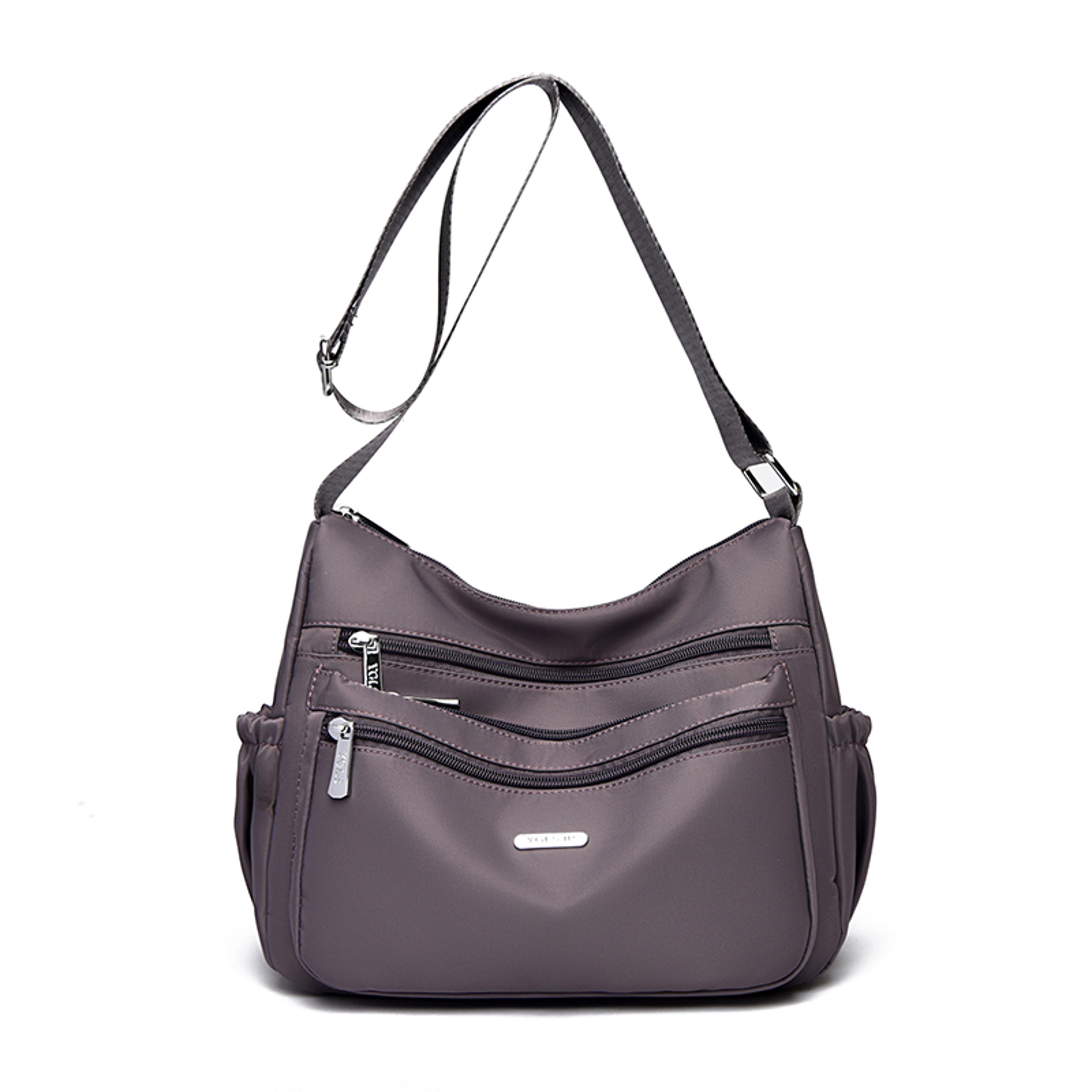 lightweight crossbody bag for women large capacity multi pocket oxford everyday shoulder purse