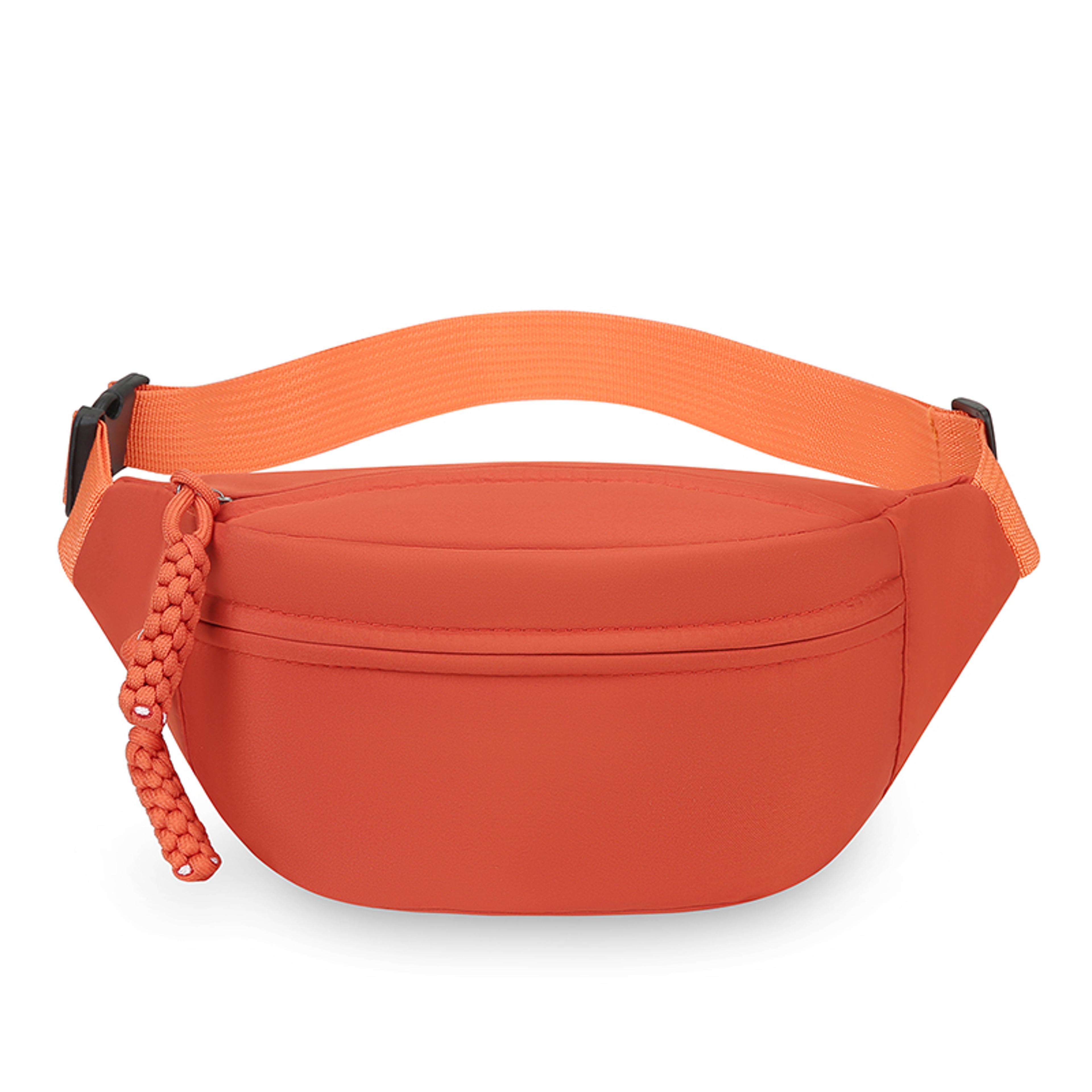 korean style canvas crossbody bag for women lightweight casual chest & waist sling bag