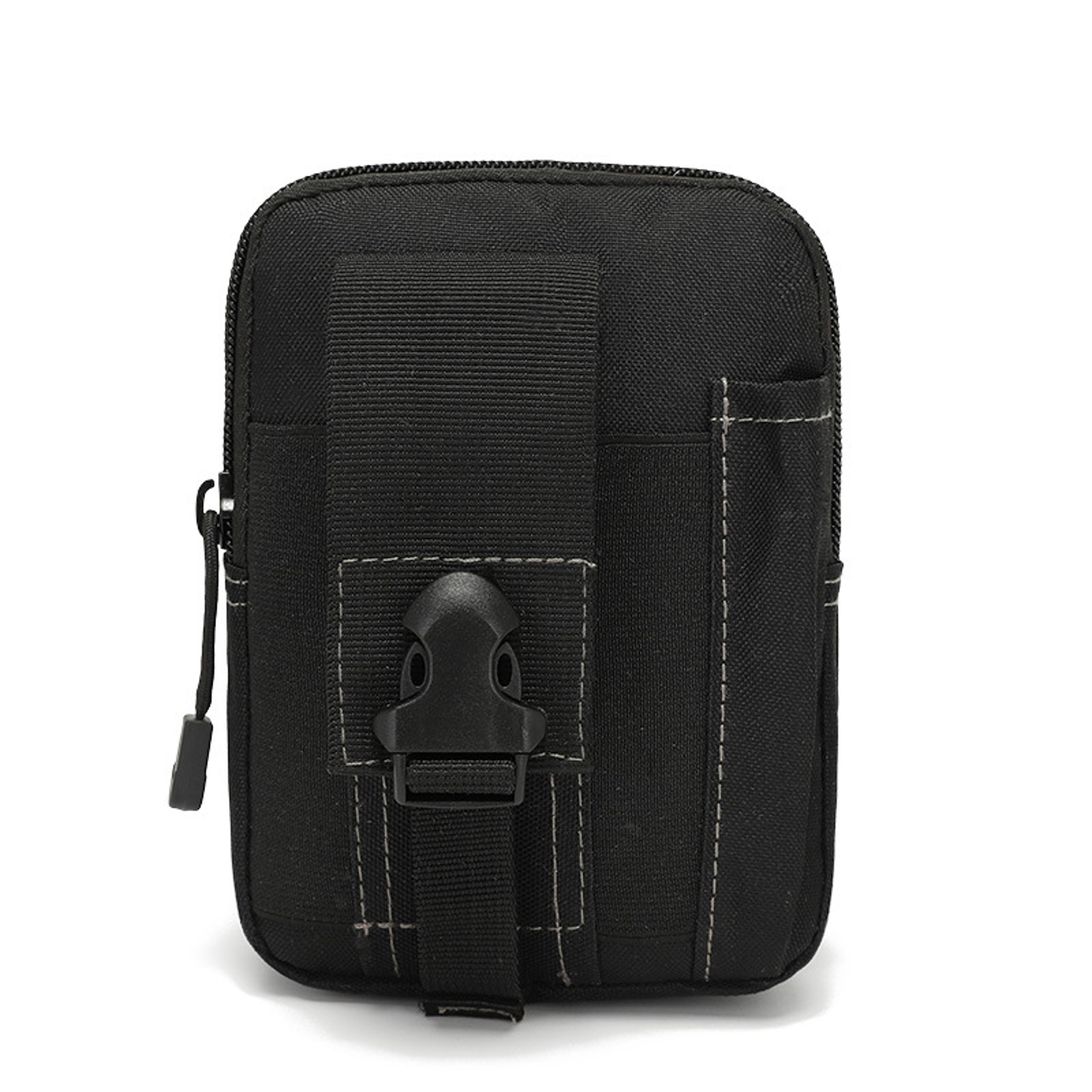 tactical molle pouch double capacity edc utility phone & tool organizer