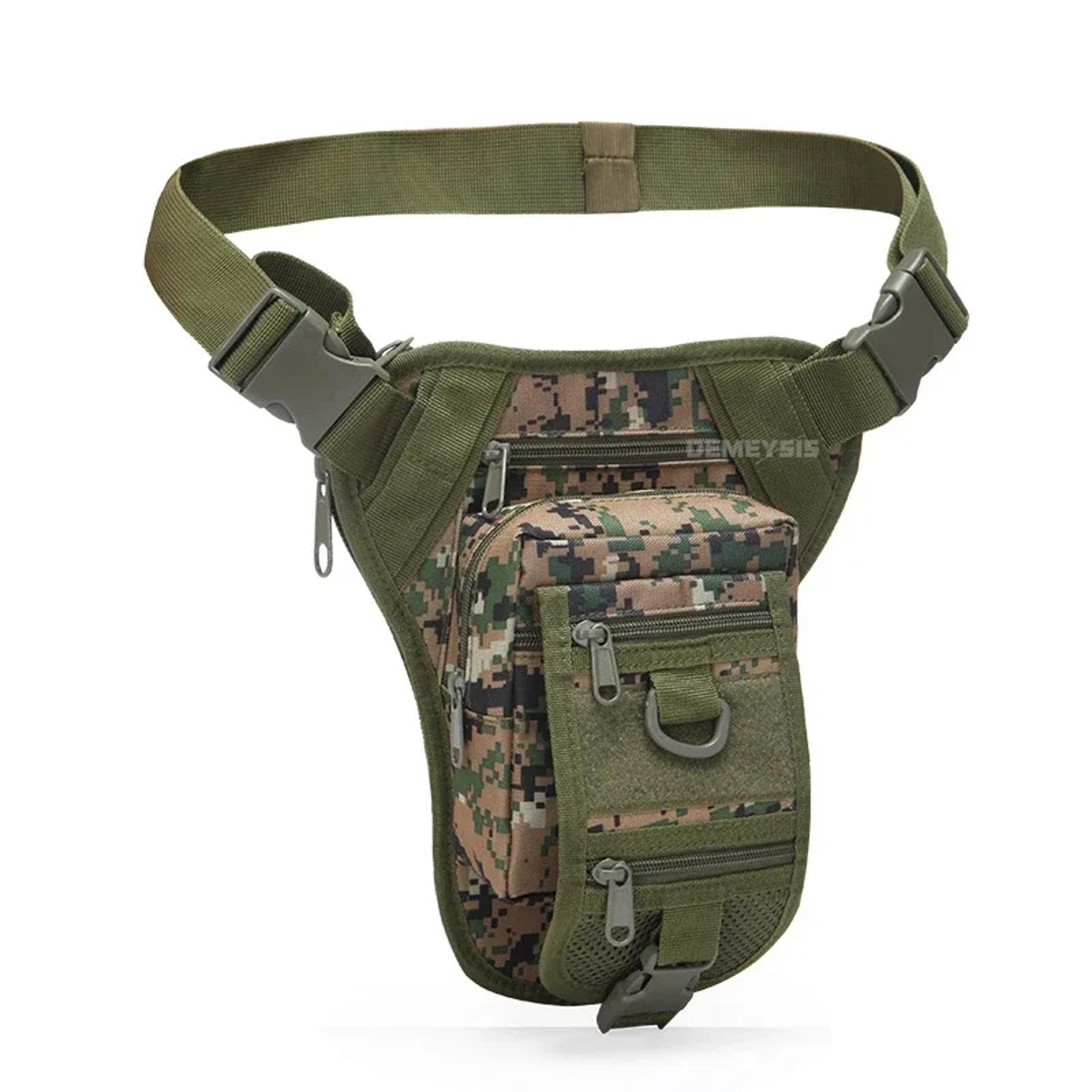 tactical drop leg bag with adjustable straps motorcycle leg bag outdoor waist pack